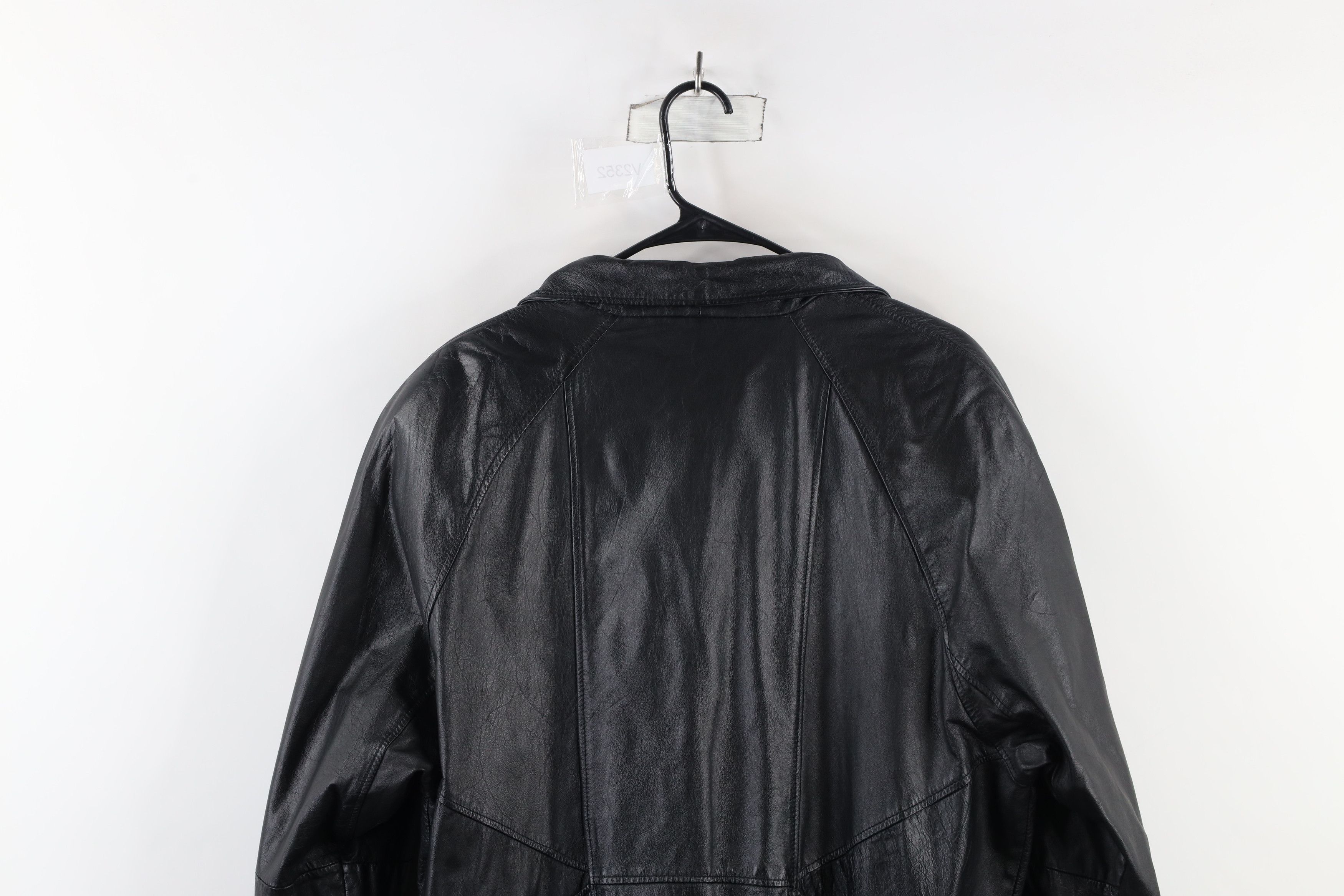 Vintage Vintage 90s Streetwear Full Length Trench Coat Jacket Black Size M / US 6-8 / IT 42-44 - 13 Thumbnail