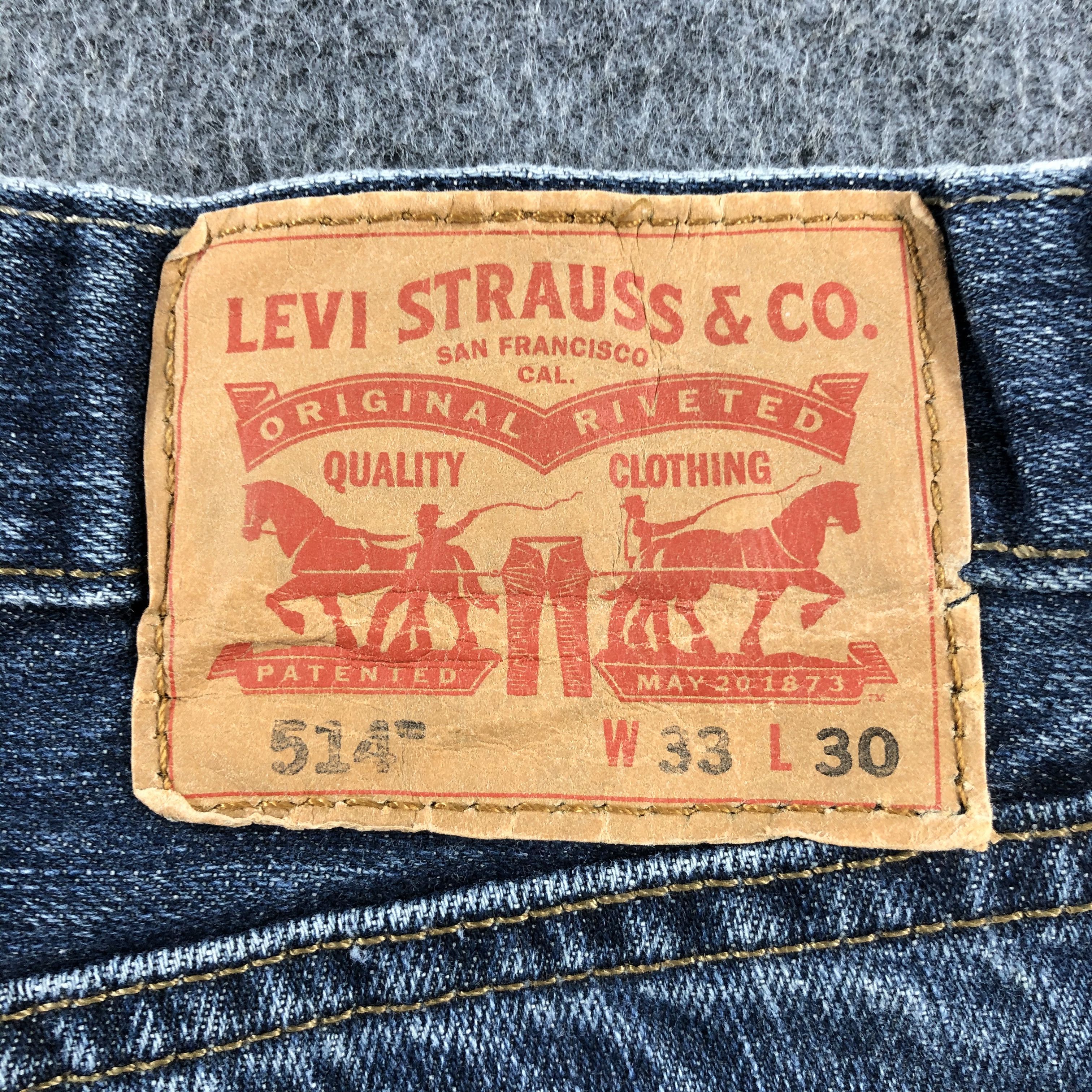 Levi's Vintage Blue Wash Levis 514 Jeans-J2586 Size US 33 - 5 Thumbnail