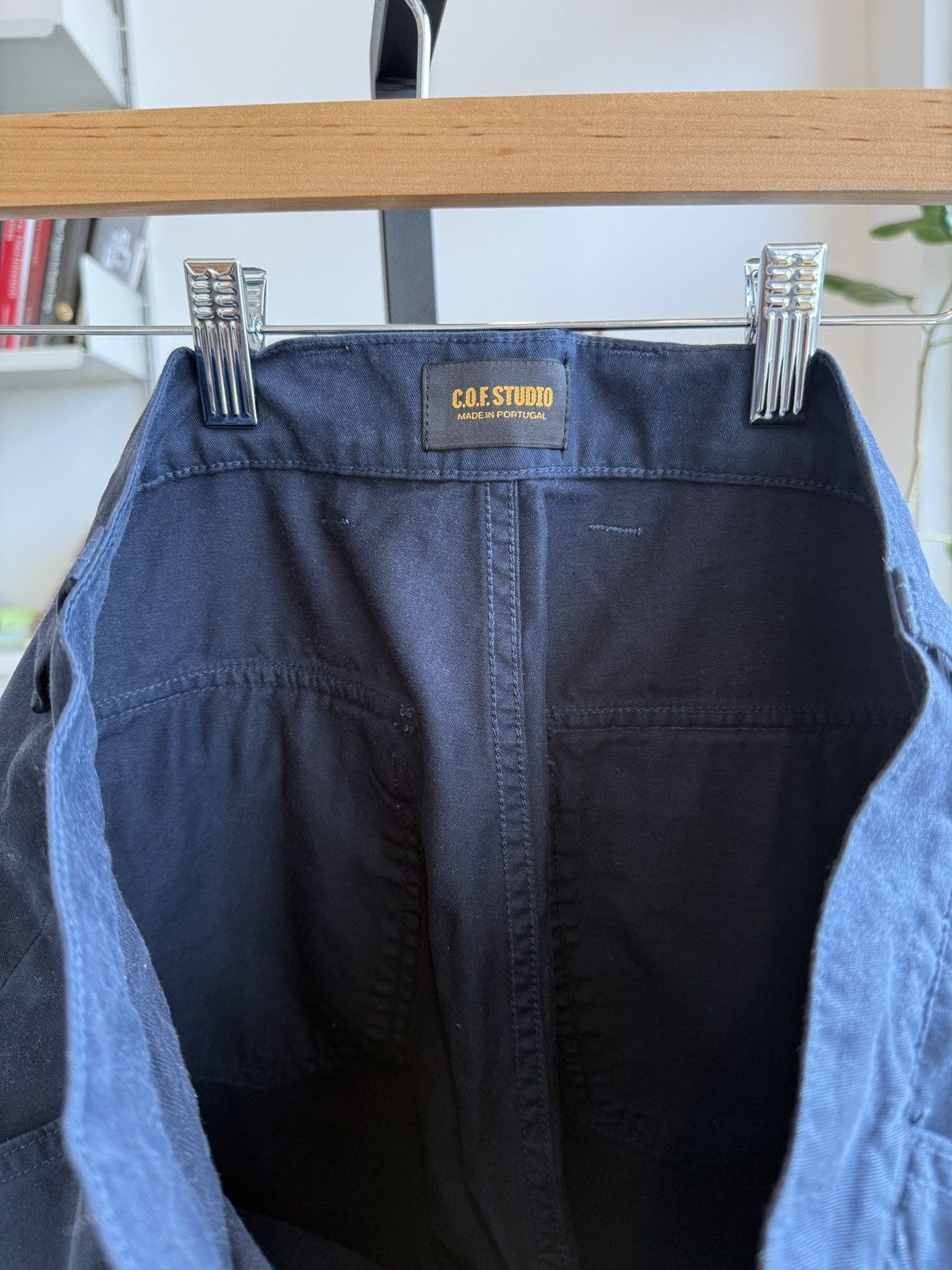 C.O.F. Studio COF Studio Fatigue Pants Double Twisted Twill Navy Size US 33 - 4 Thumbnail