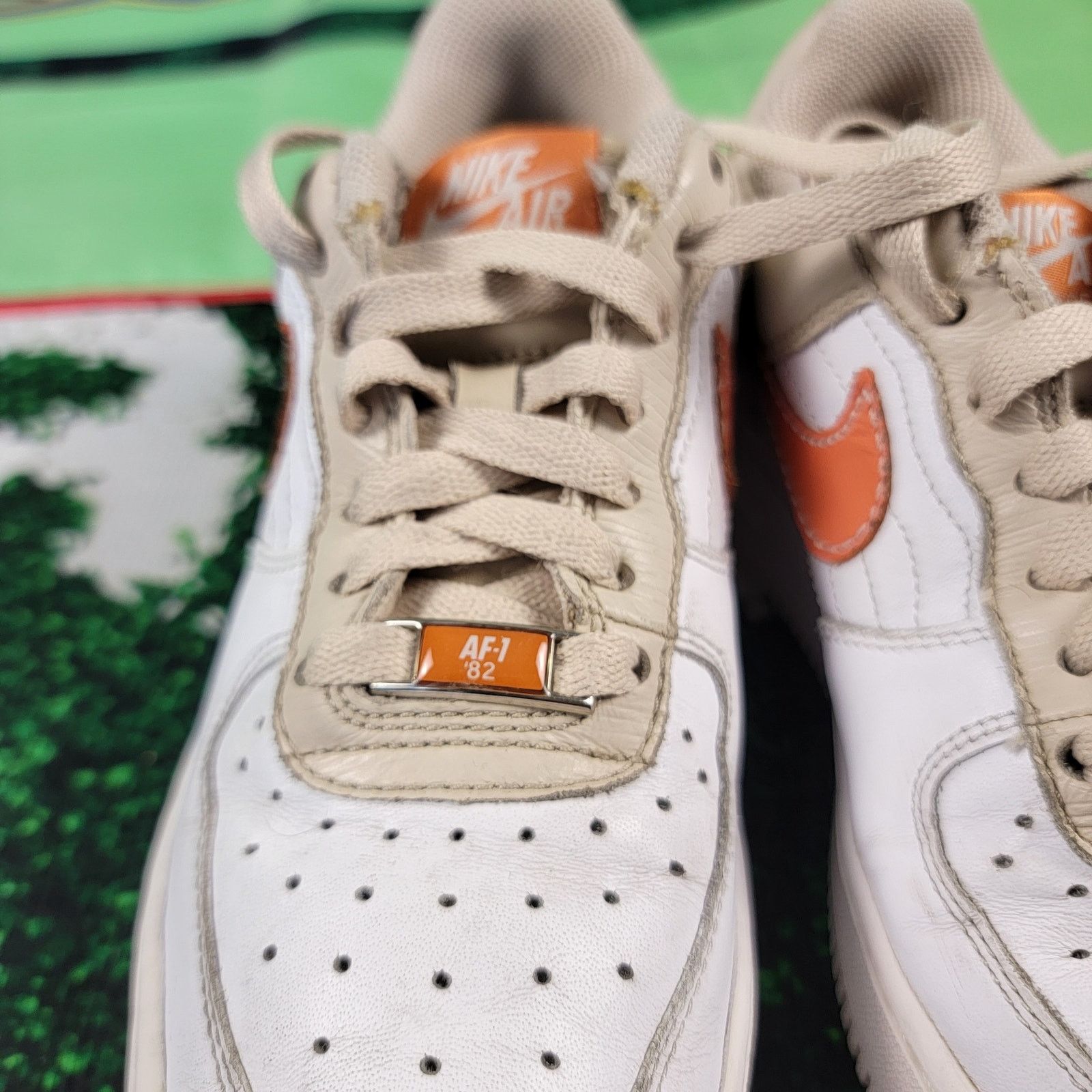 Nike Nike Wmns Air Force 1 '07 'Dark Orange' Sz 6 315115-181 (13 Size US 6 / IT 36 - 5 Thumbnail