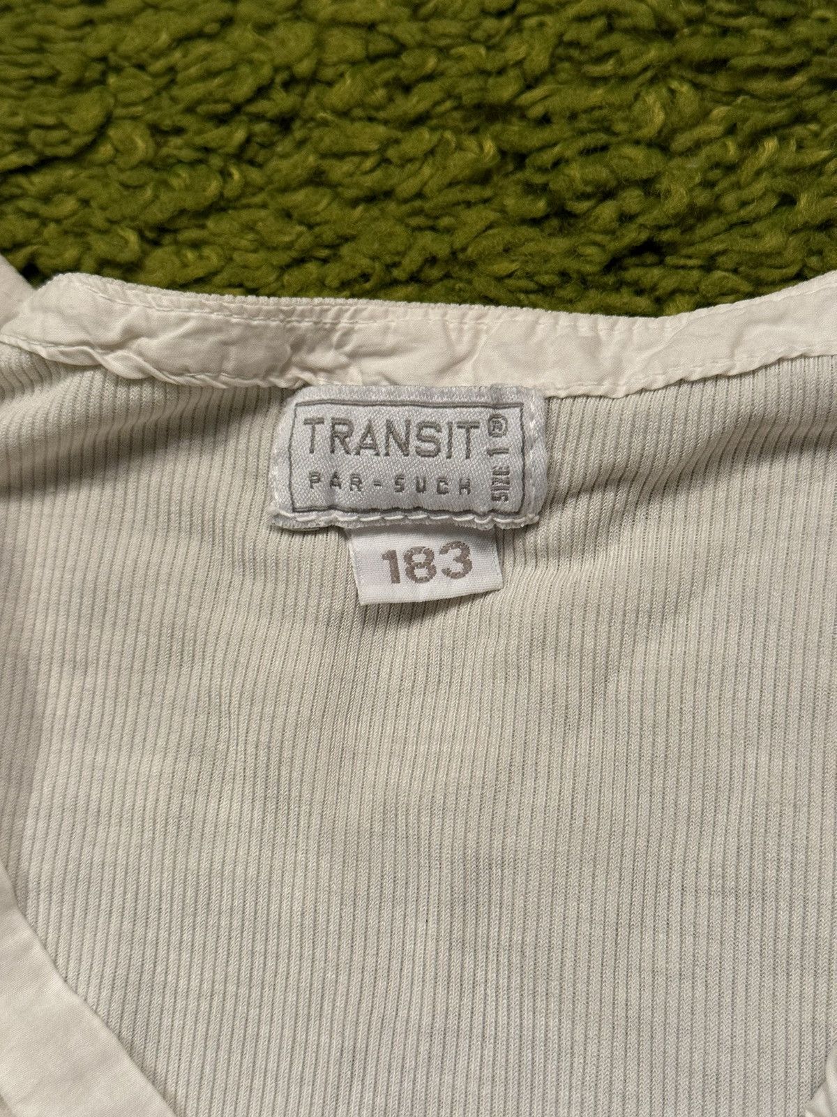 Transit × Transit Uomo Transit par-such avant garde ribbed cardigan longsleeve Size S / US 4 / IT 40 - 3 Thumbnail