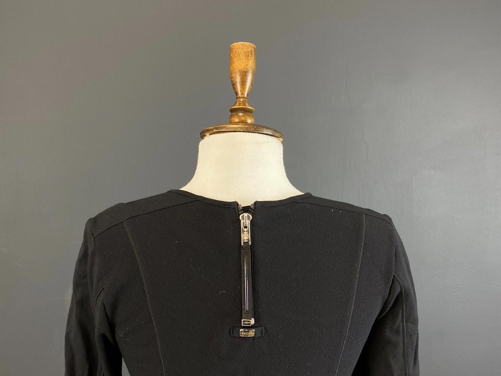 Errolson Hugh High Use by Claire Campbell Black Top Blouse Sz I 44 / USA 8 Size M / US 6-8 / IT 42-44 - 7 Thumbnail