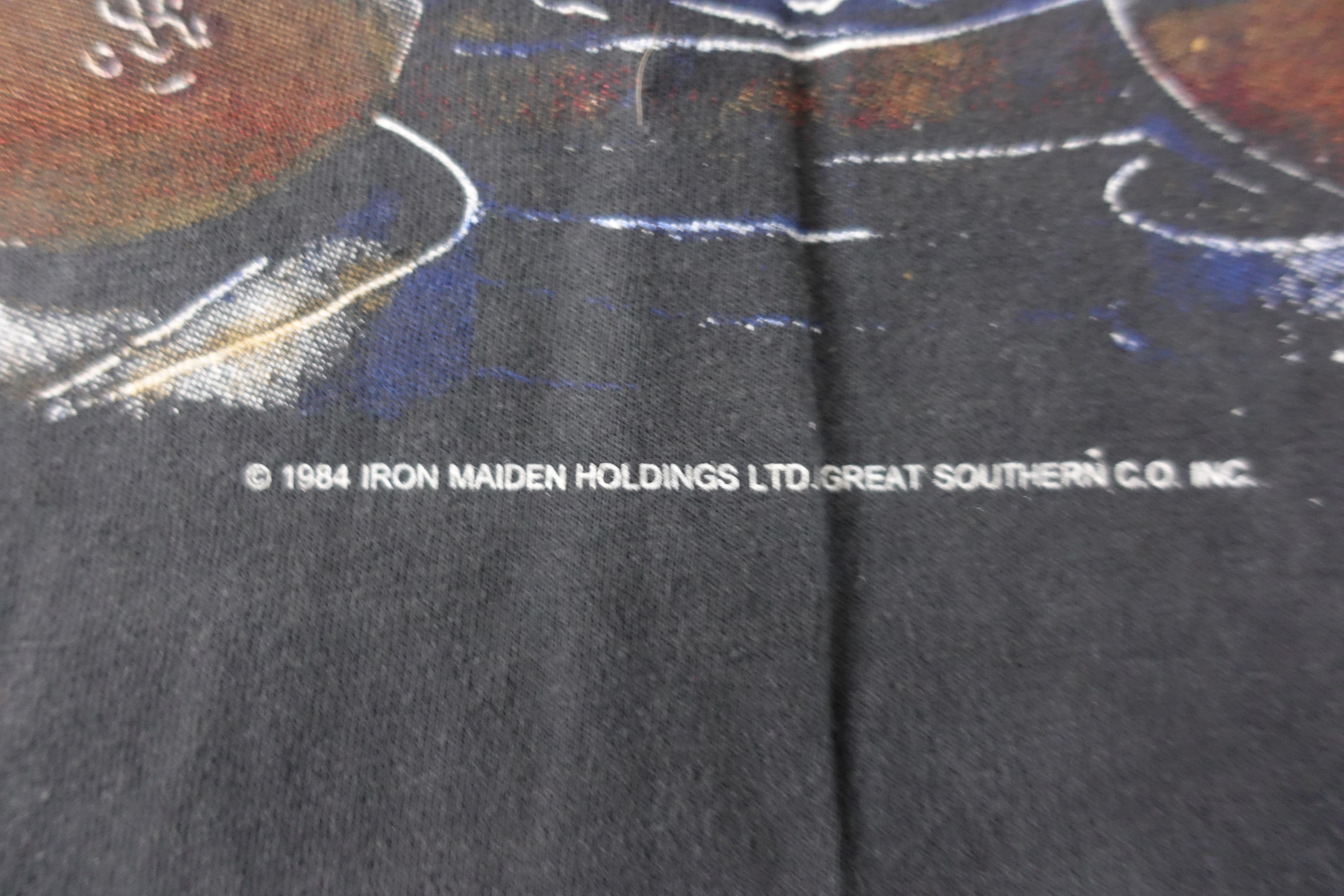 Band Tees Iron Maiden "World Slavery Tour '84-'85" Brockum Size US XL / EU 56 / 4 - 3 Thumbnail