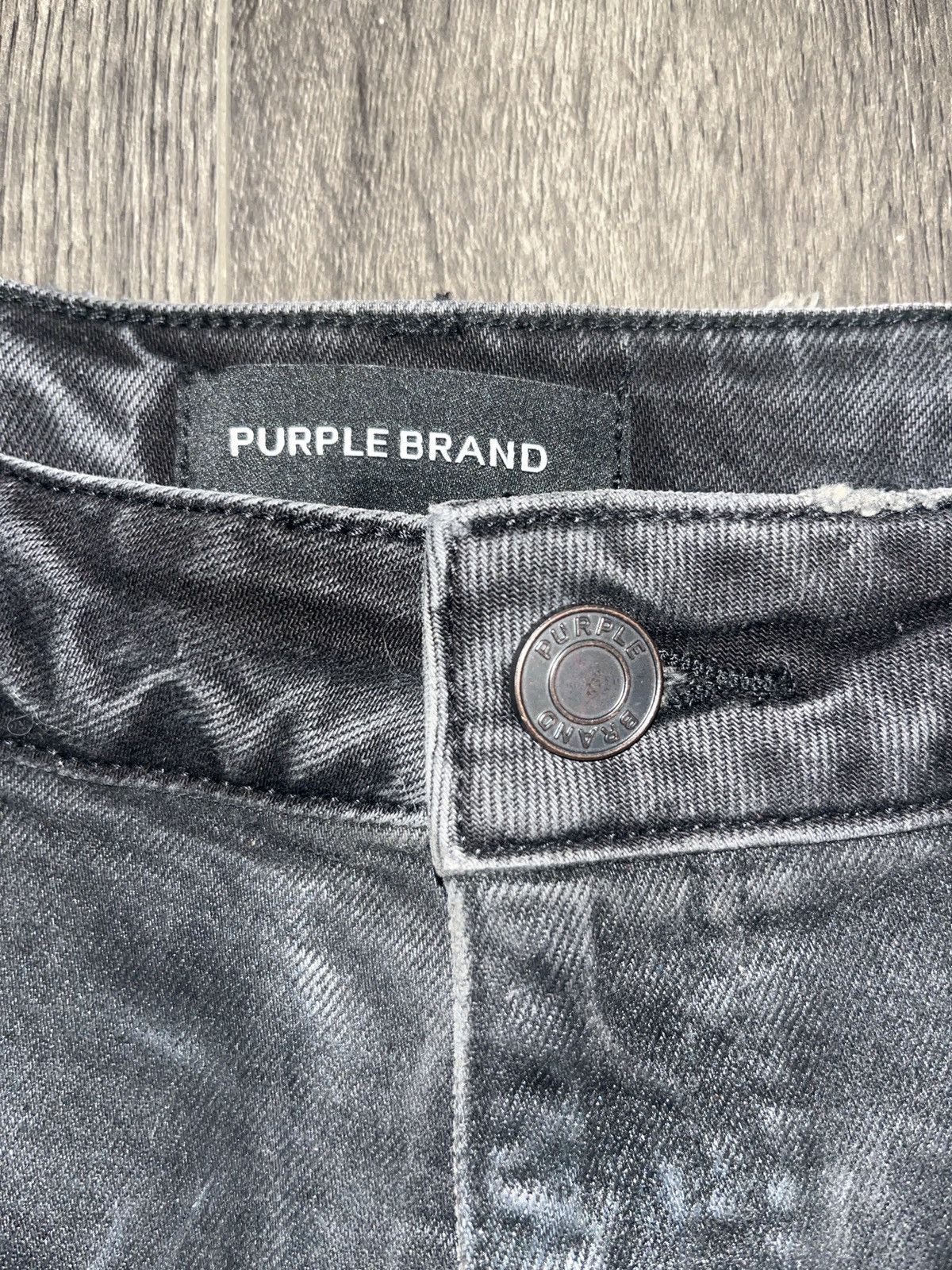 Other Purple Brand Mid Rise Slim Thong Shorts Size 29" - 5 Thumbnail