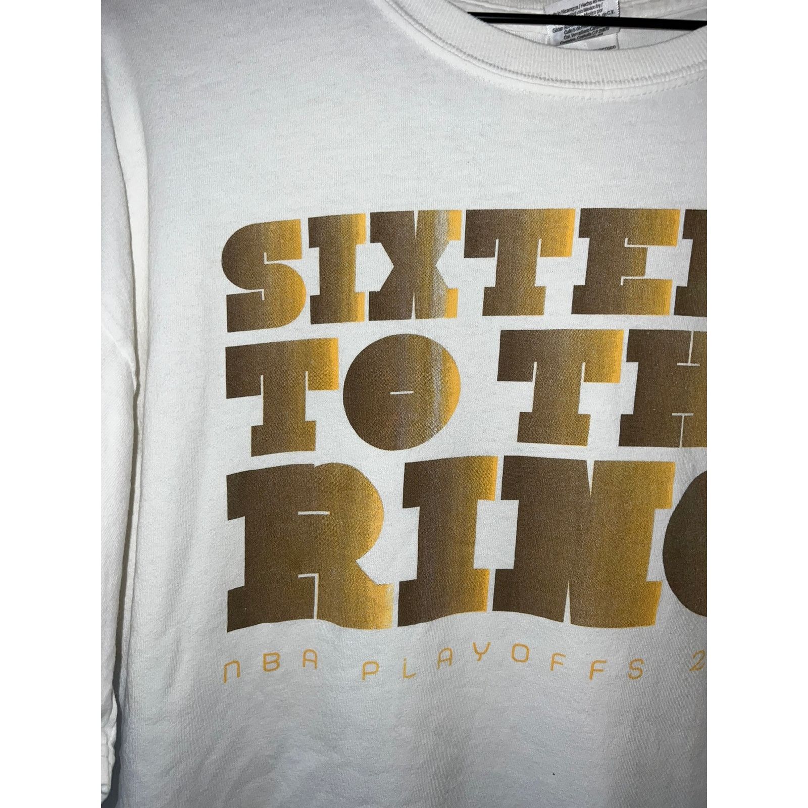 Gildan NBA Basketball Playoffs Shirt Sixteen to The Ring Tee XL Size US XL / EU 56 / 4 - 2 Thumbnail