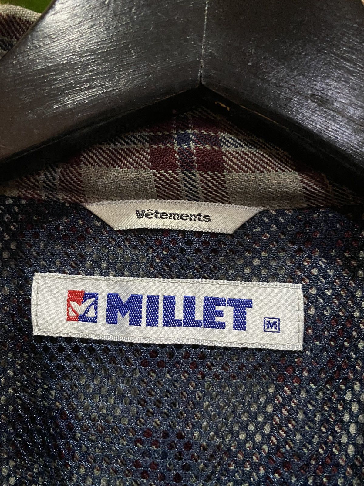 Vintage Vintage Millet Plaid Outdoor Shirt Breathable Lightweight Size US M / EU 48-50 / 2 - 4 Thumbnail