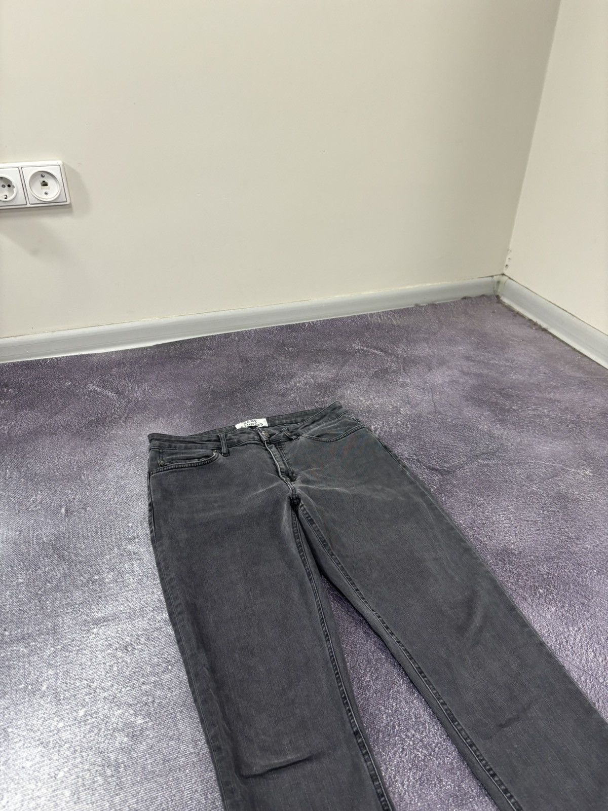 Acne Studios Acne Studios Skin 5 Used Black Women’s Luxury Slim Jeans Size 30" / US 8 / IT 44 - 5 Thumbnail