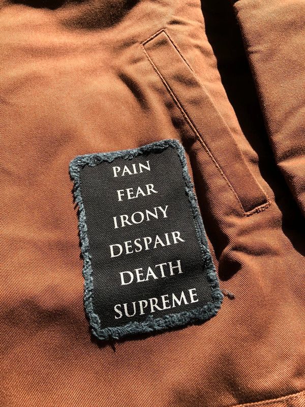 Supreme the crow brown work jacket XL