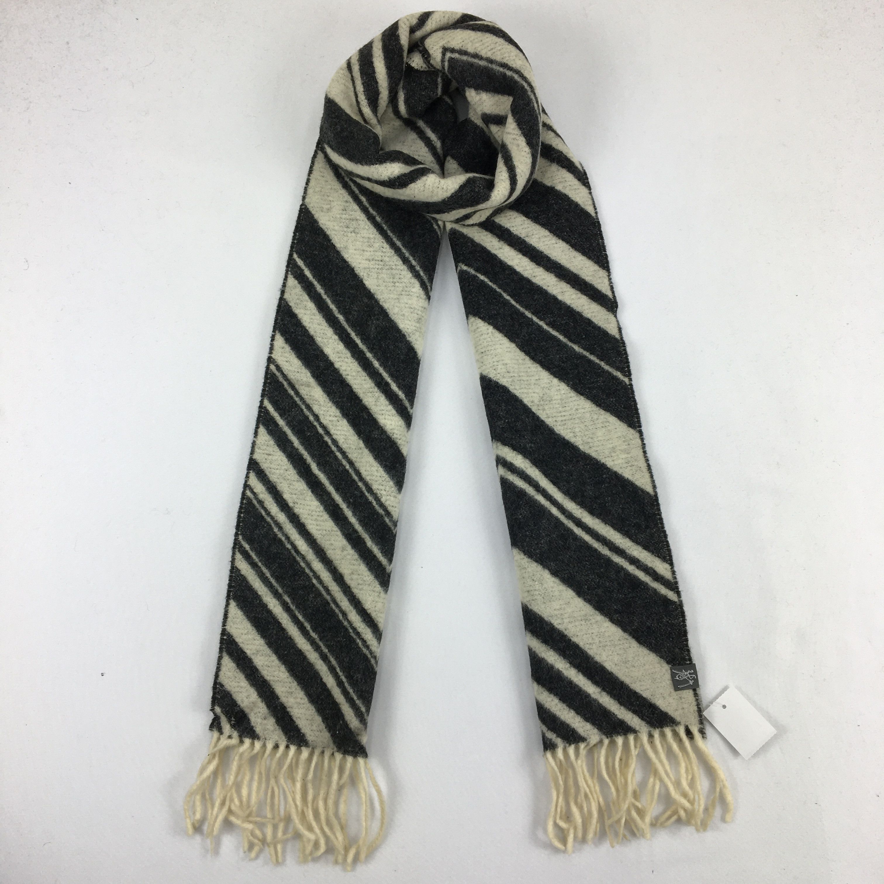 Japanese Brand Vintage PPFM Wool Scarf Muffler Peyton Place for Men Scarves Size ONE SIZE - 1 Thumbnail