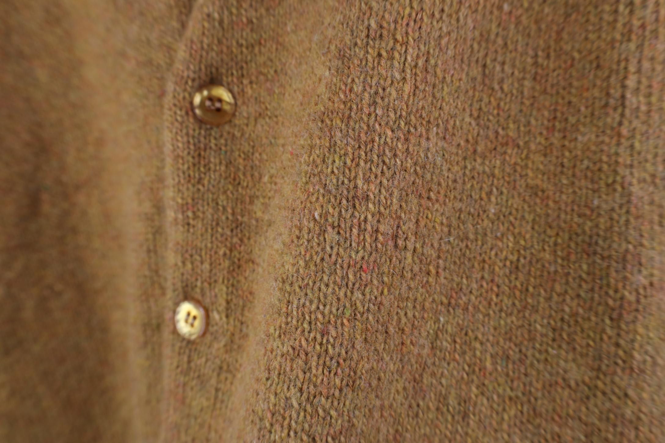 Vintage Vintage 60s Streetwear Cobain Sweater Mustard Yellow USA Size US L / EU 52-54 / 3 - 7 Thumbnail