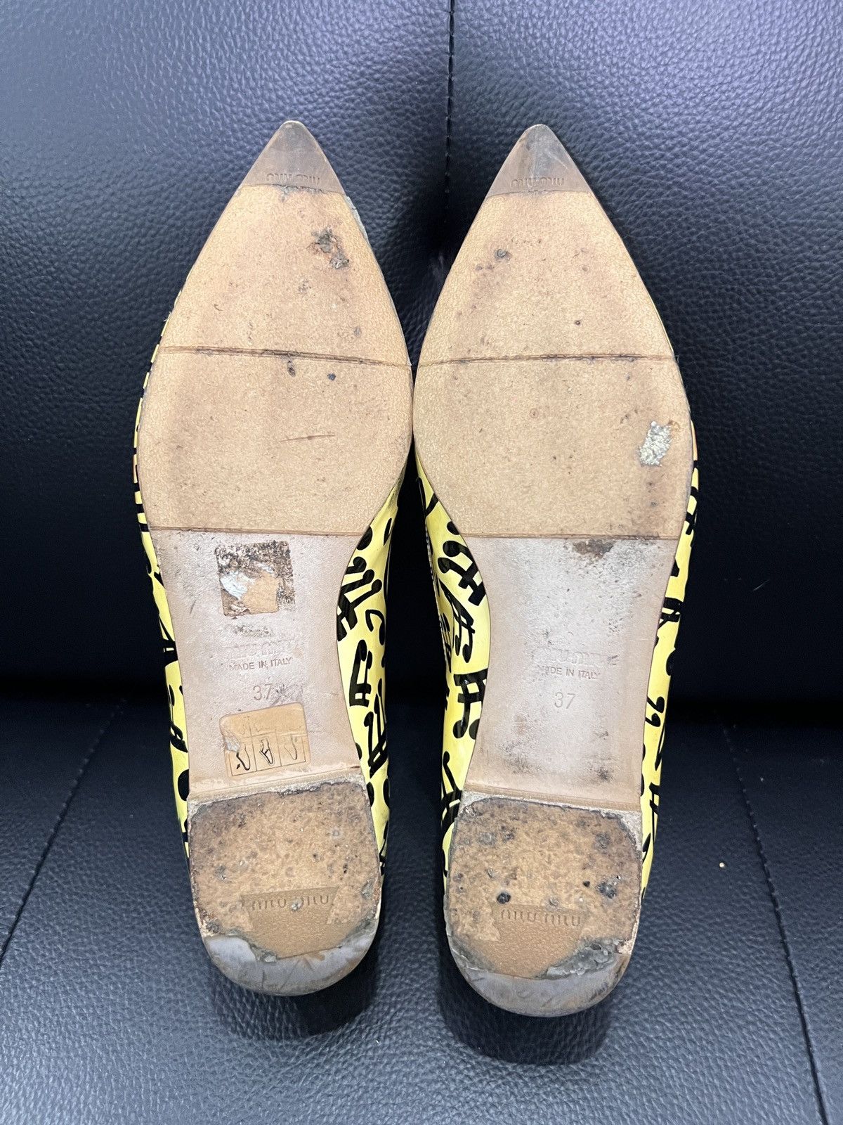 Miu Miu Miu Miu Musical Note Pointed-Toe Flats Size US 7 / IT 37 - 15 Thumbnail