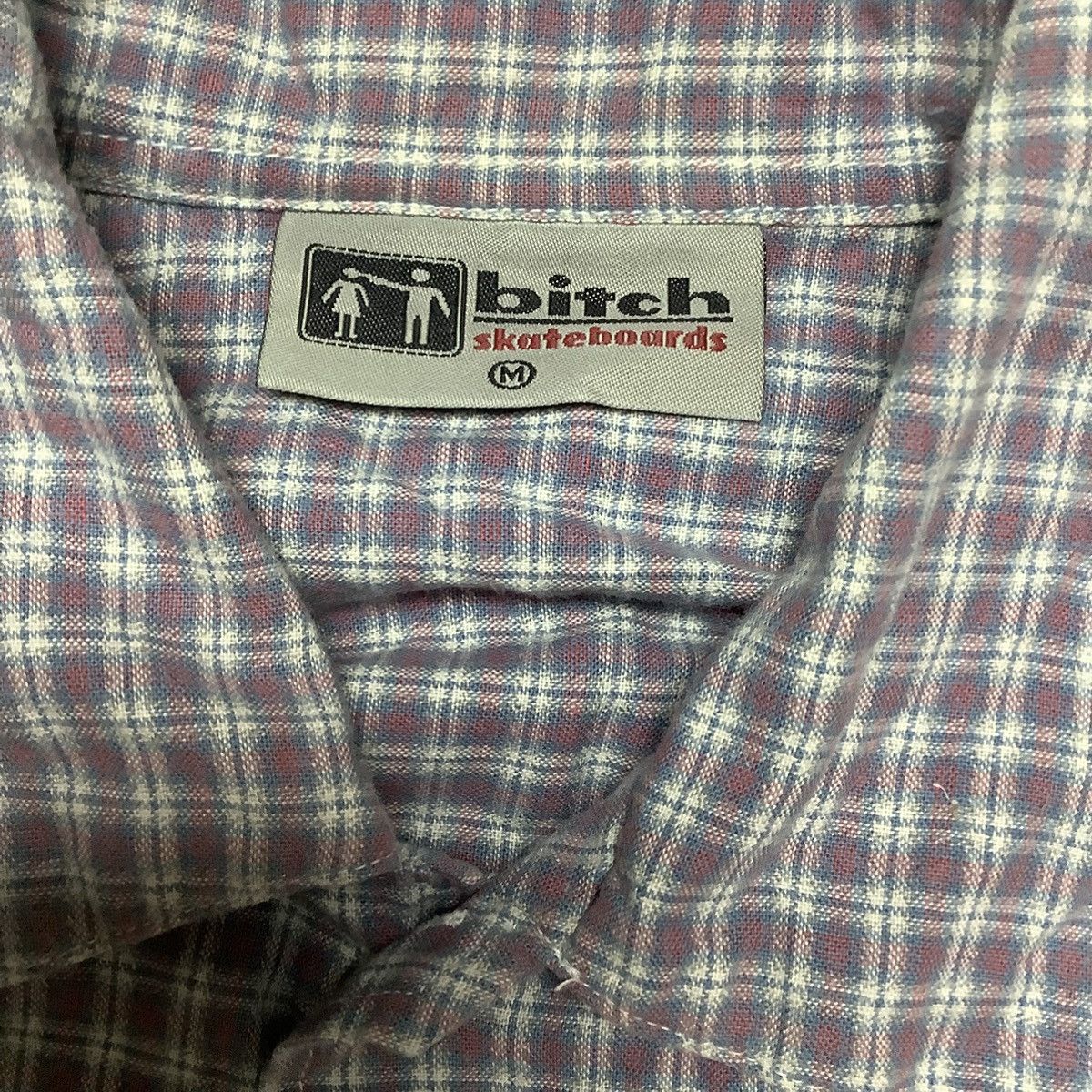 Hook-Ups × Vintage Vintage Bitch Skateboard Plaid Flannel Size US M / EU 48-50 / 2 - 5 Thumbnail