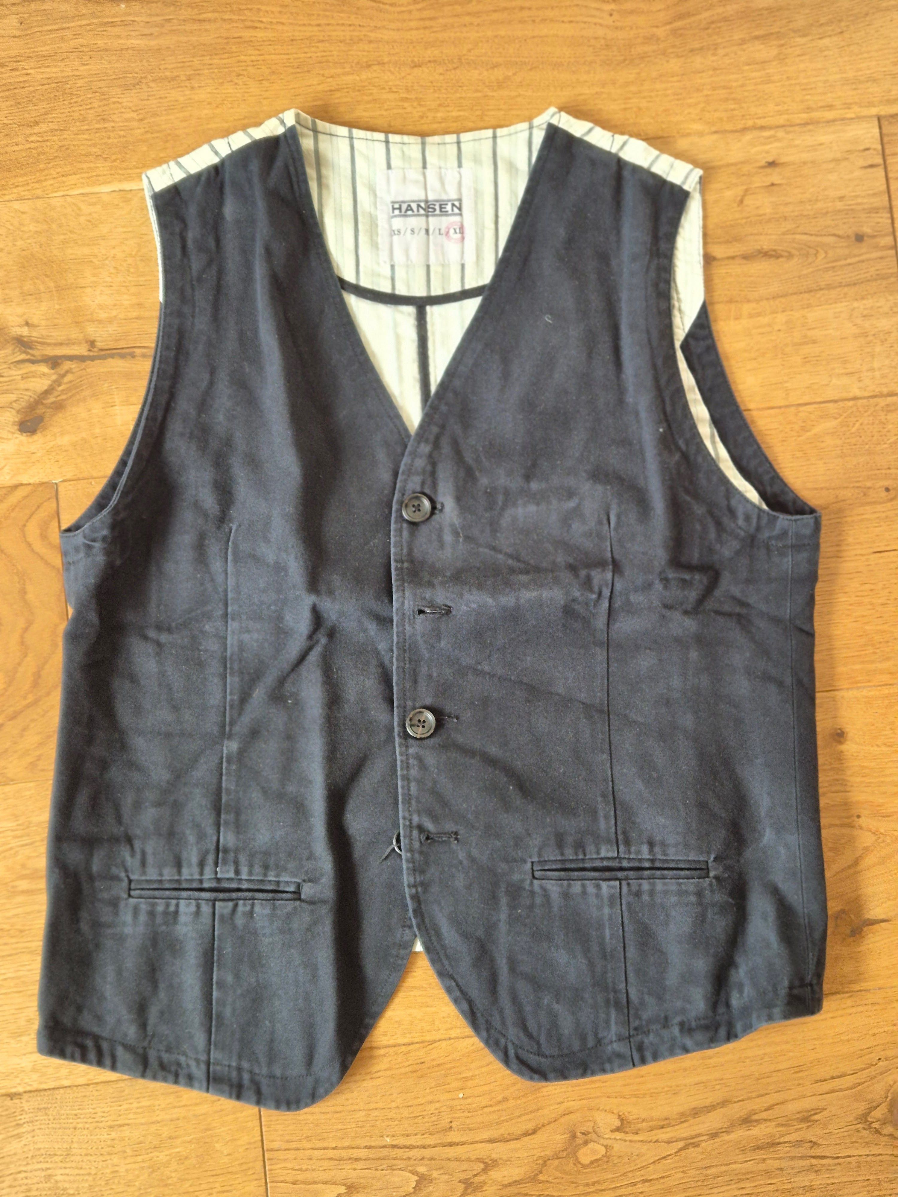 HANSEN Garments HANSEN Garments Black Waistcoat Size 46R - 1 Thumbnail