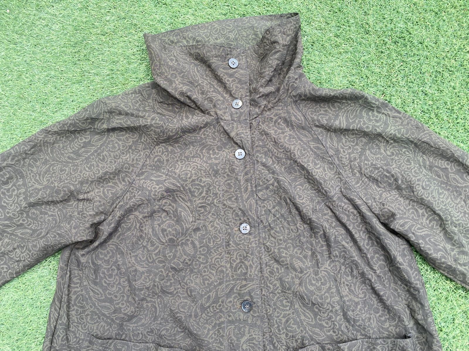 Issey Miyake Grape Co LTD Vintage Chore Floral Pattern Light Jacket Size US L / EU 52-54 / 3 - 3 Thumbnail