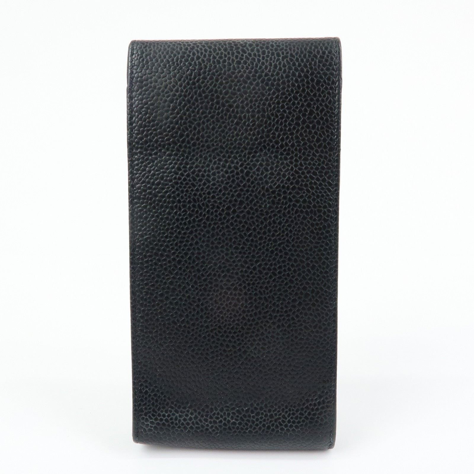 Chanel Chanel CC Logo Caviar Leather Eyeglasses Case Black Size ONE SIZE - 2 Thumbnail