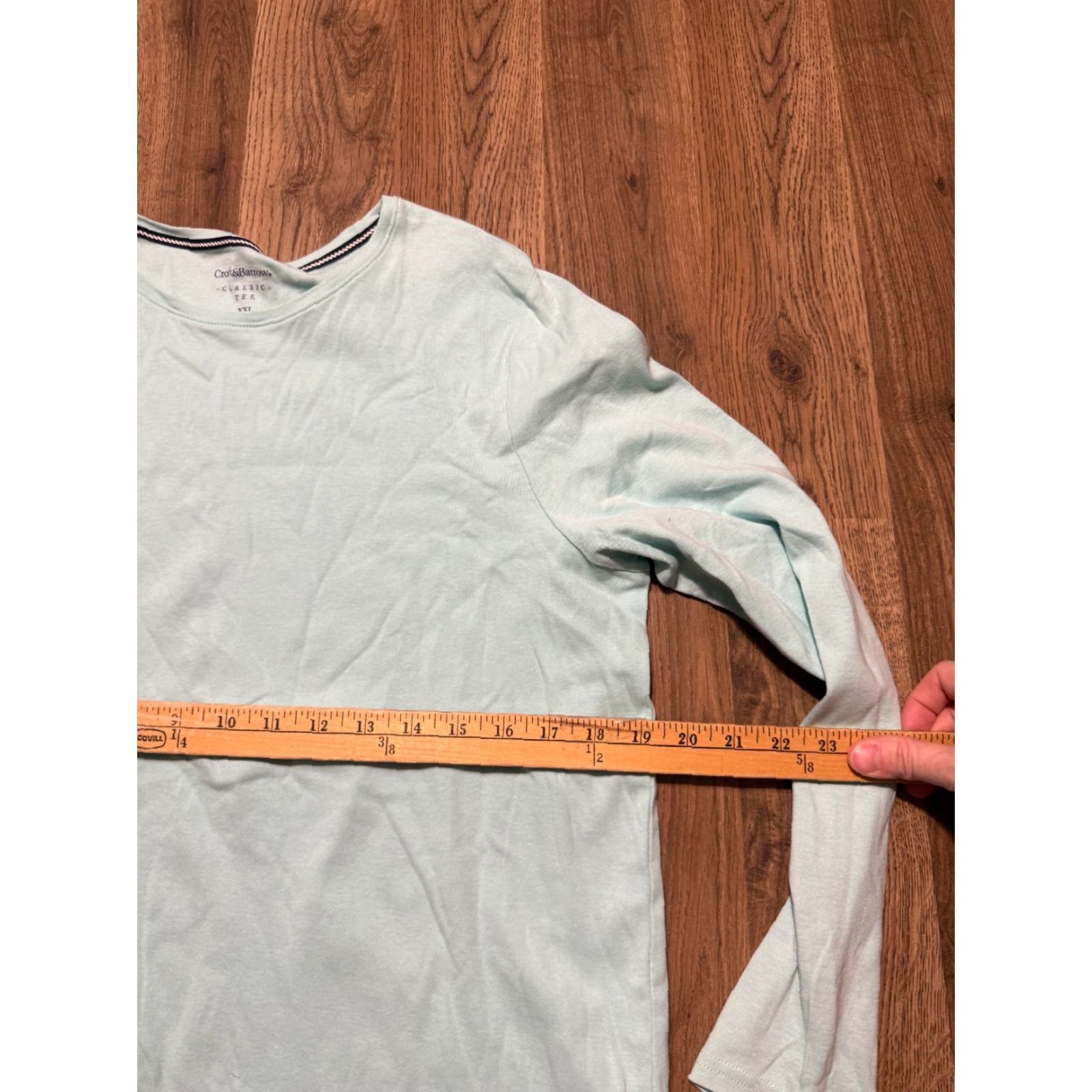 Croft & Barrow Croft & Barrow Shirt Women's XXL Green Long Sleeve Classic Tee Shirt Womens Size XXL / US 16-18 / IT 52-54 - 7 Thumbnail