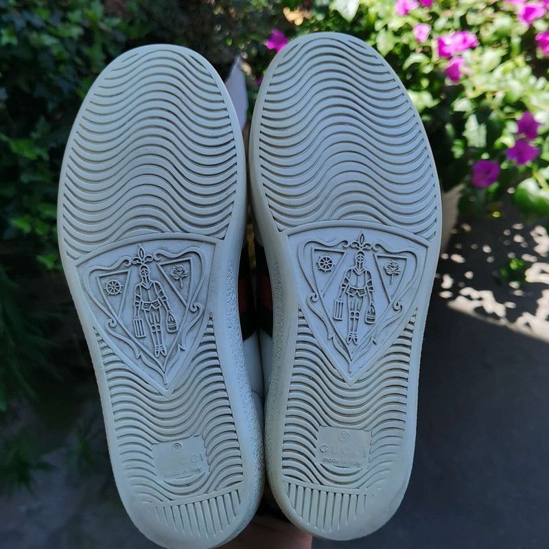 Gucci Gucci Ace Embroidered Fashion Sneakers for Women Size US 5 / IT 35 - 4 Thumbnail