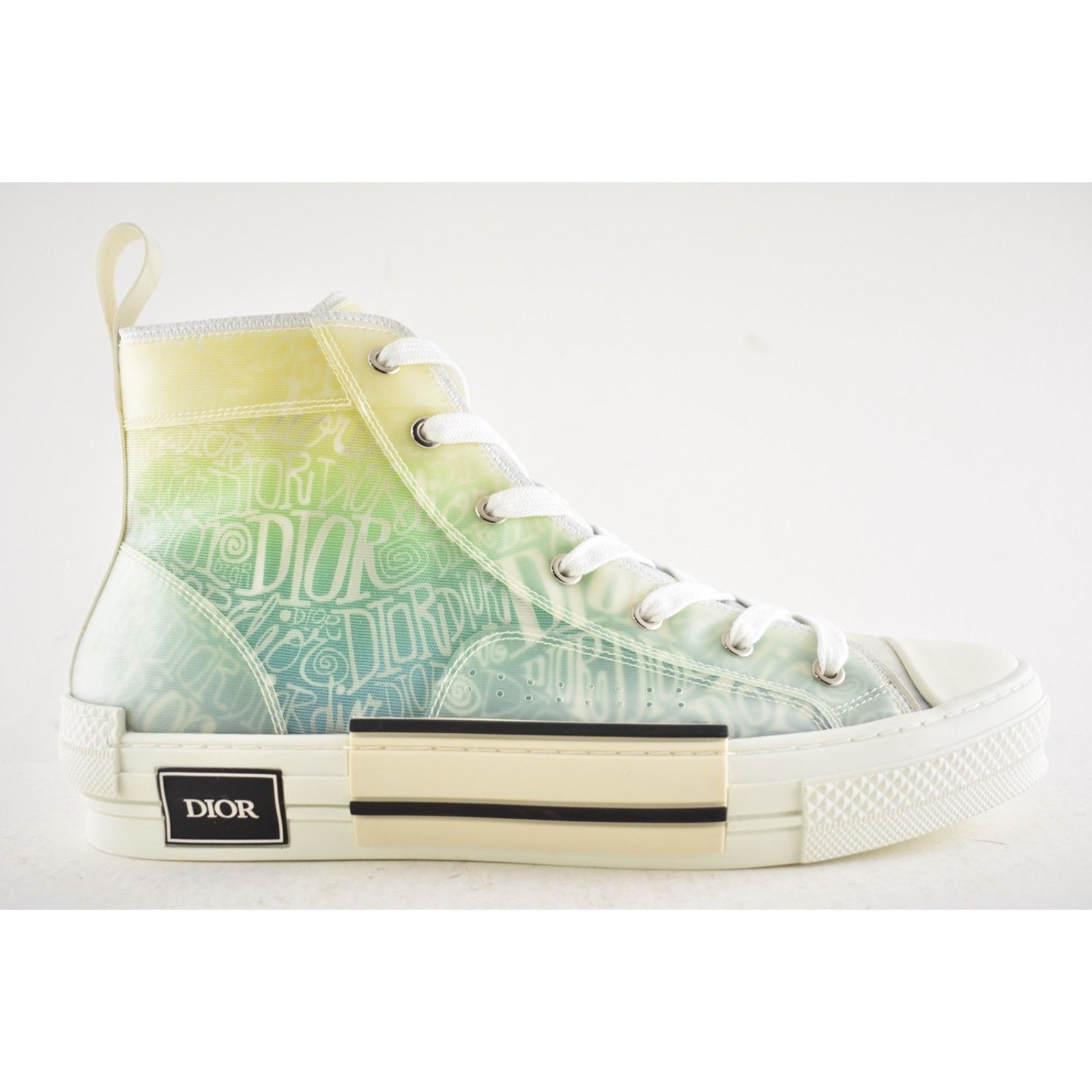 Dior Dior Mens B23 Shawn Stussy Multicolor Logo High Top Sneaker Size US 11 / EU 44 - 2 Thumbnail