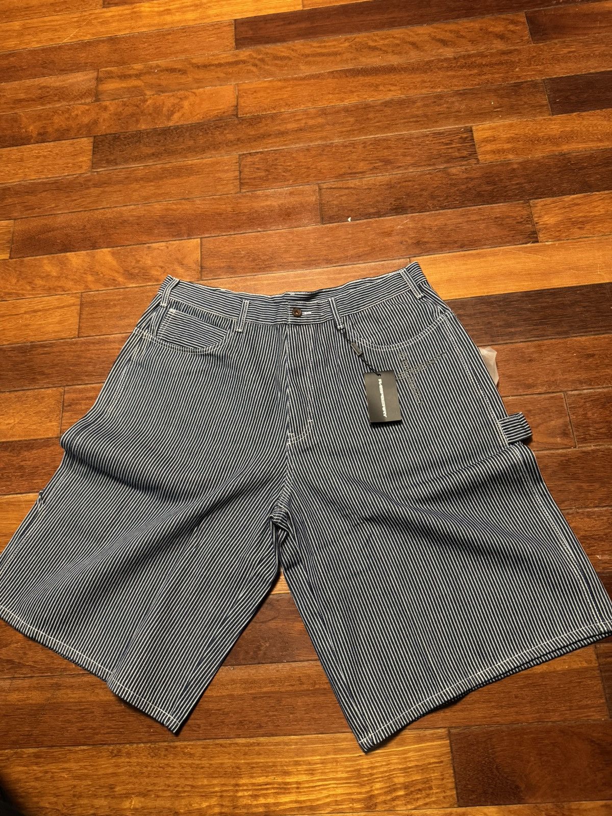 The GV Gallery GV GALLERY STRIPED BLUE AND WHITE JORTS/SHORTS Size US 38 / EU 54 - 2 Thumbnail