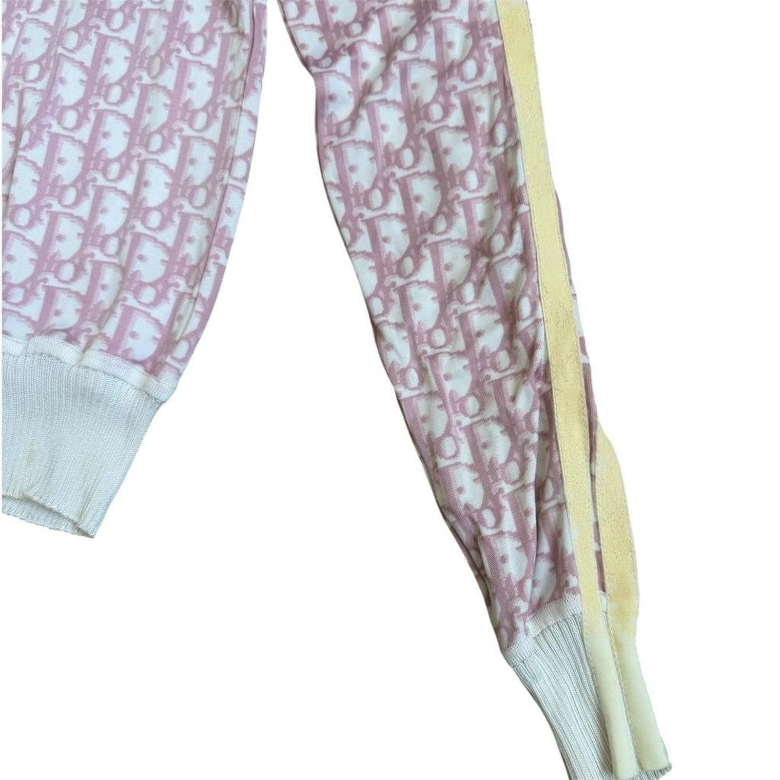Dior Christian Dior Trotter Zip-Up Knit Cardigan Light Pink Size XS / US 0-2 / IT 36-38 - 5 Thumbnail