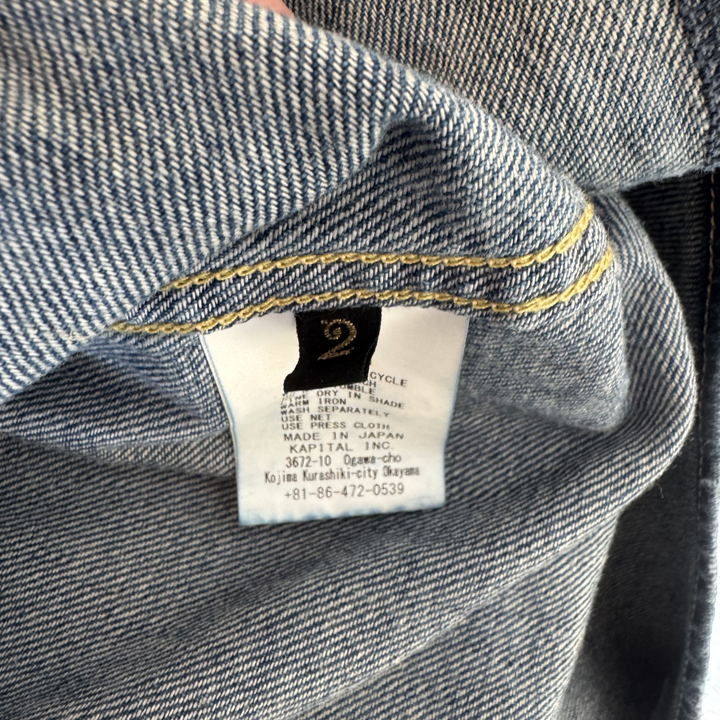 Kapital Kapital Sukiyaki Denim Shirt Size US M / EU 48-50 / 2 - 13 Thumbnail