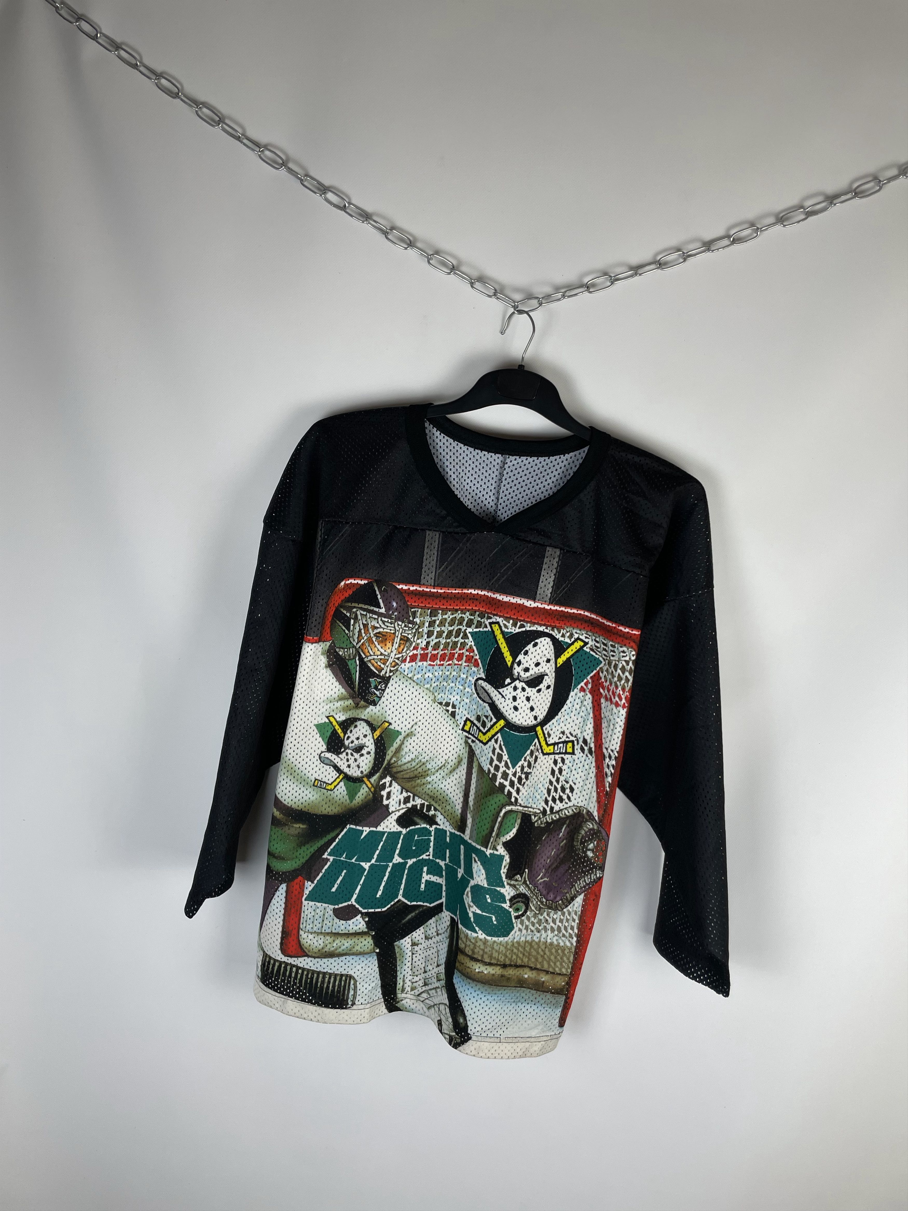 Ccm Vintage CCM/Disney Mighty Ducks Jersey Size US M / EU 48-50 / 2 - 2 Thumbnail