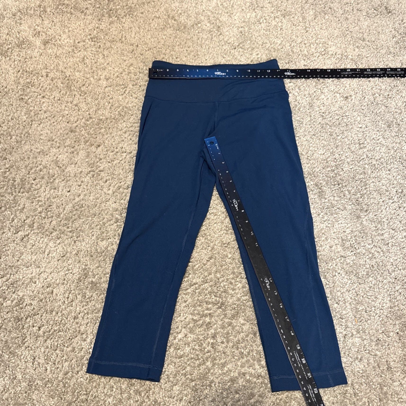 Vintage Yogalicious Leggings Women’s Medium Yoga Compression Workout Pants Blue Women’s Size 32" / US 10 / IT 46 - 5 Thumbnail