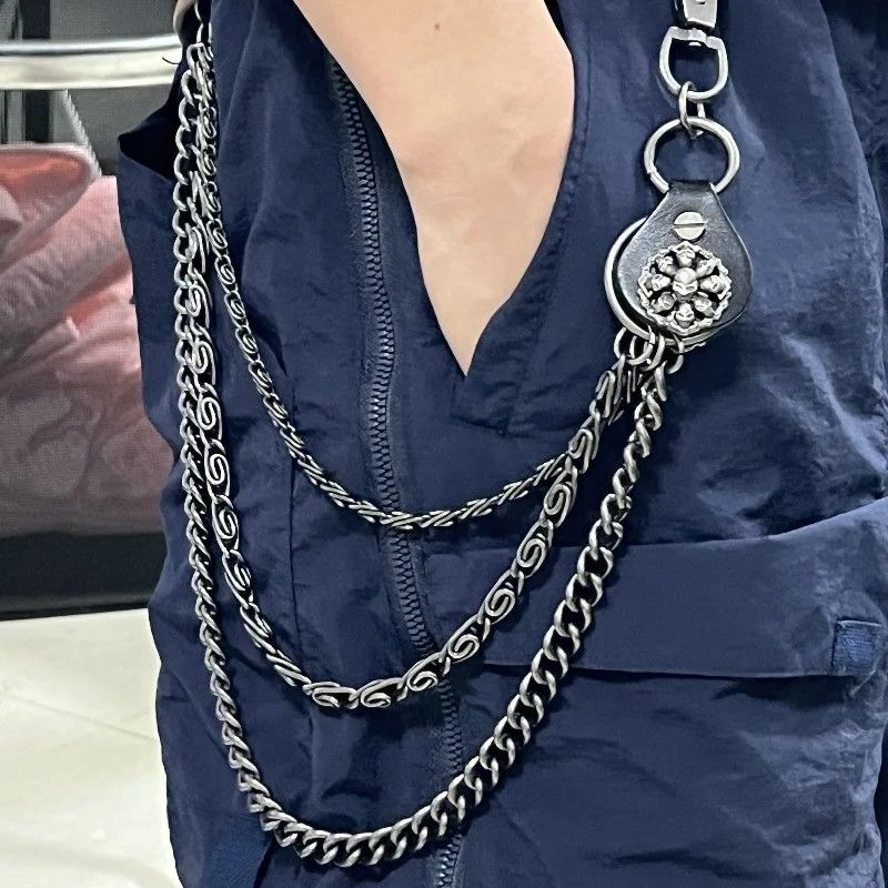 Jewelry Halloween 🎃 Punk Pants Chain Skeleton Size ONE SIZE - 1 Thumbnail