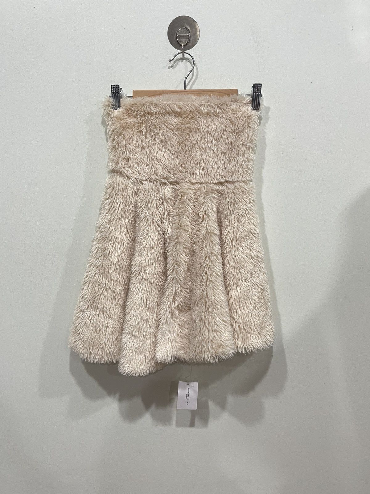 Issey Miyake × Japanese Brand × Tsumori Chisato Tsumori Chisato Furry Mini Skirt Size 24" / US 00 / IT 34 - 2 Thumbnail