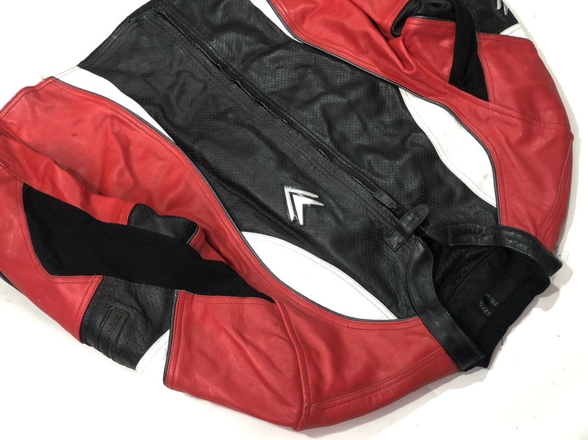 Ferrari × Honda × Yamaha Frank Thomas Motorcycle Leather Jacket Racing Size US L / EU 52-54 / 3 - 11 Thumbnail
