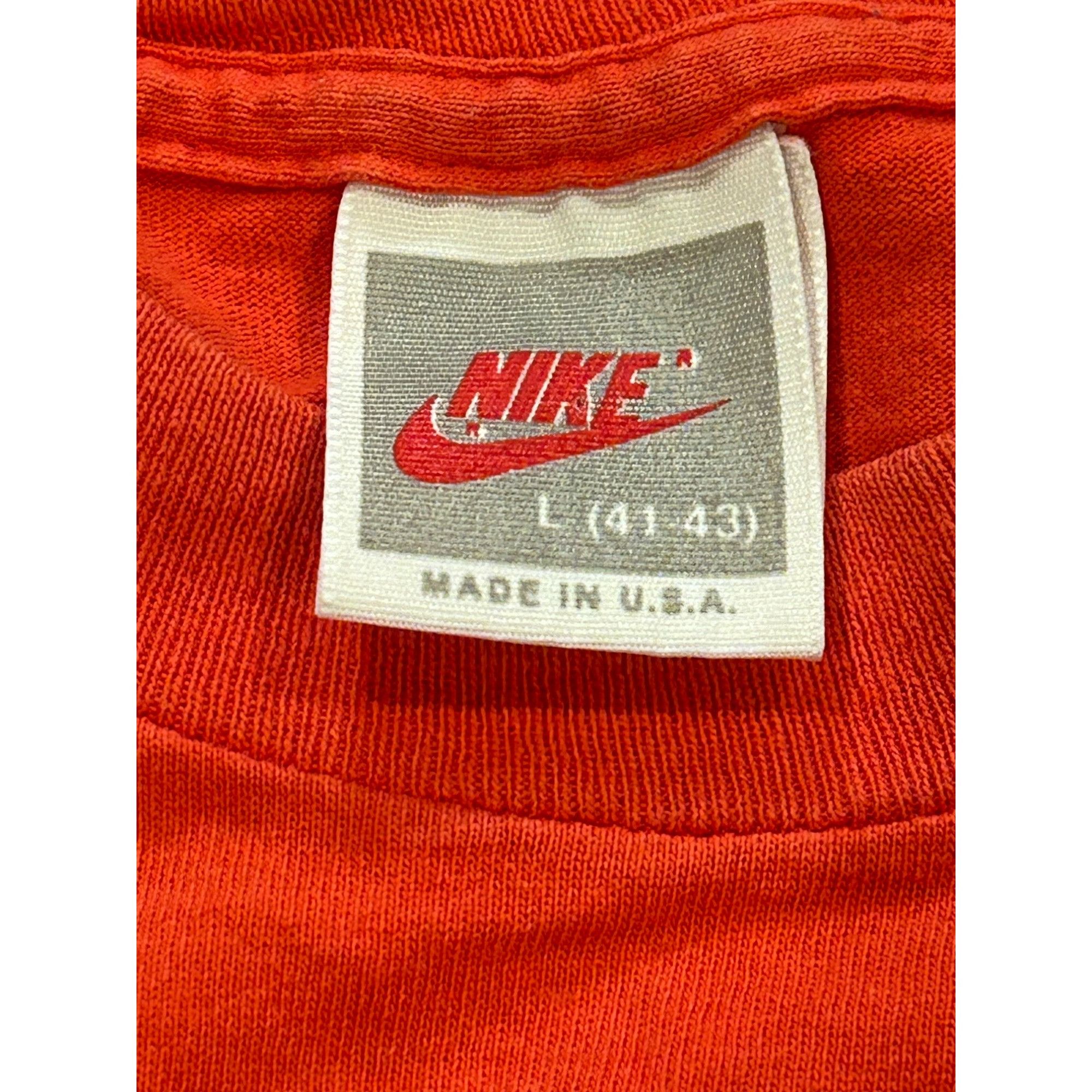 Nike Vintage 1990's Nike Air Jordan Flight School Single Stitch T Size US L / EU 52-54 / 3 - 7 Thumbnail