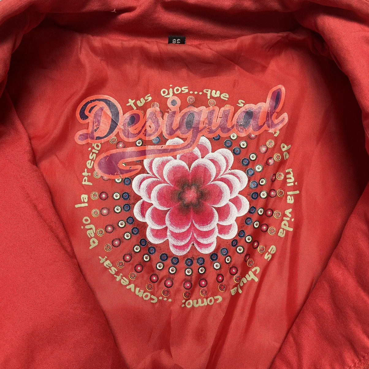 Desigual Vintage Desigual Trench Coat Jacket Avantgarde Streetwear Size XS / US 0-2 / IT 36-38 - 10 Thumbnail