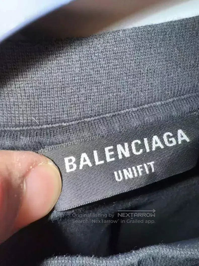 Balenciaga Balenciaga Black flame splatter short-sleeved T-shirt Size US L / EU 52-54 / 3 - 3 Thumbnail