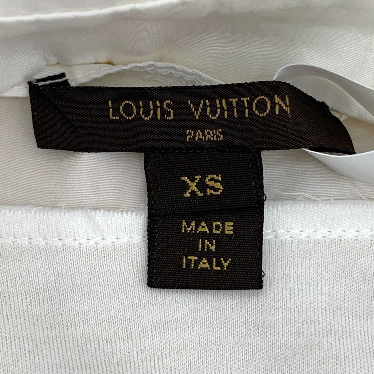 Louis Vuitton Louis Vuitton Logo-Embellished White Cotton Polo Shirt, Shor Size XS / US 0-2 / IT 36-38 - 2 Thumbnail