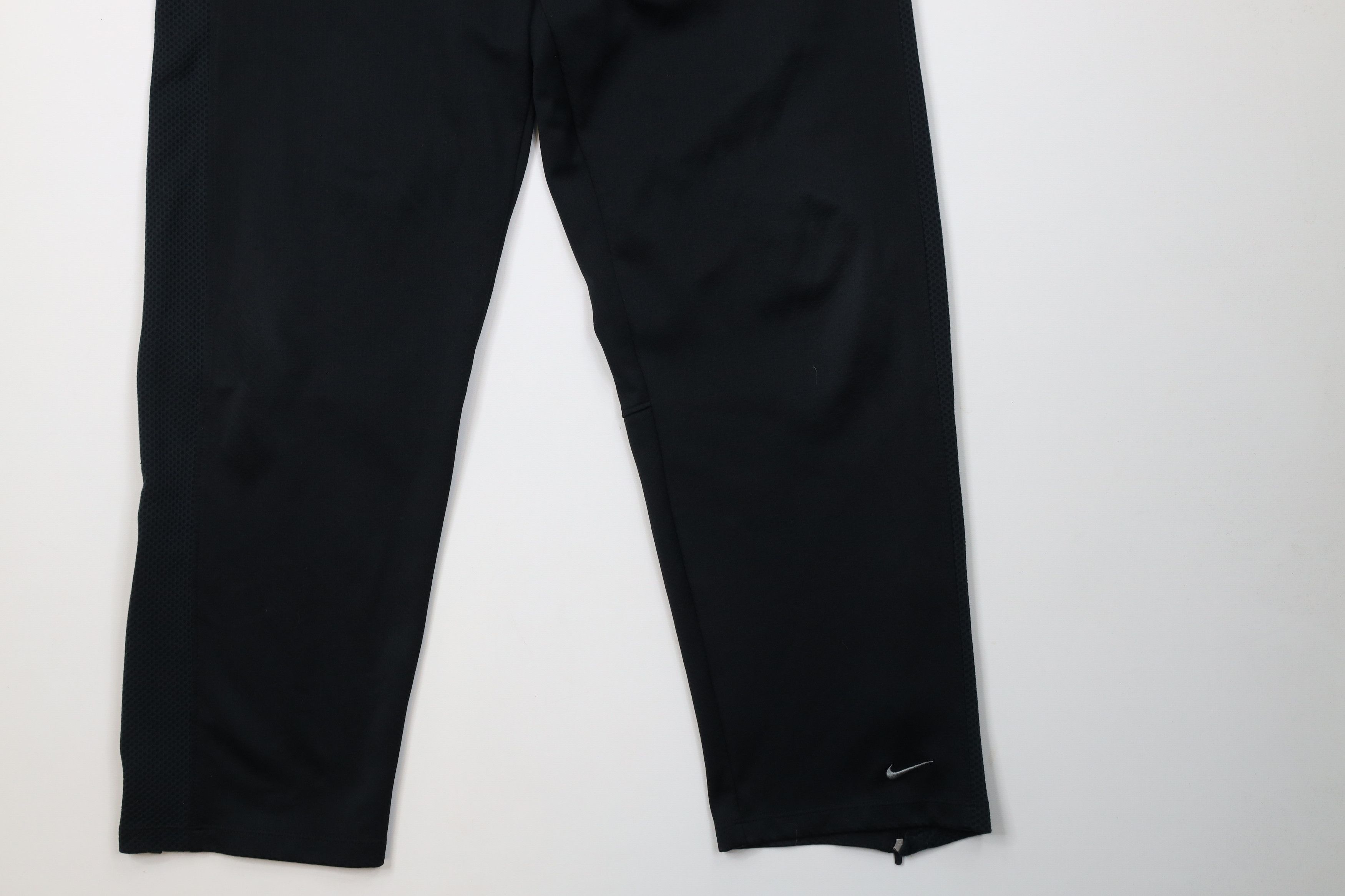 Nike Vintage Nike Scott Mini Swoosh Thermal Knit Wide Leg Pants Size US 34 / EU 50 - 4 Thumbnail