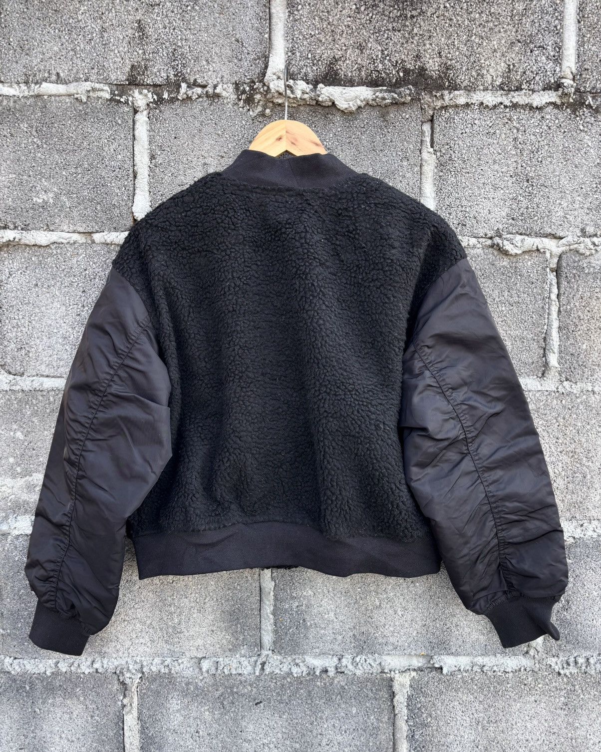 Alpha Industries Black Alpha Industries Fleece Cropped Zip Jacket Size US M / EU 48-50 / 2 - 8 Thumbnail
