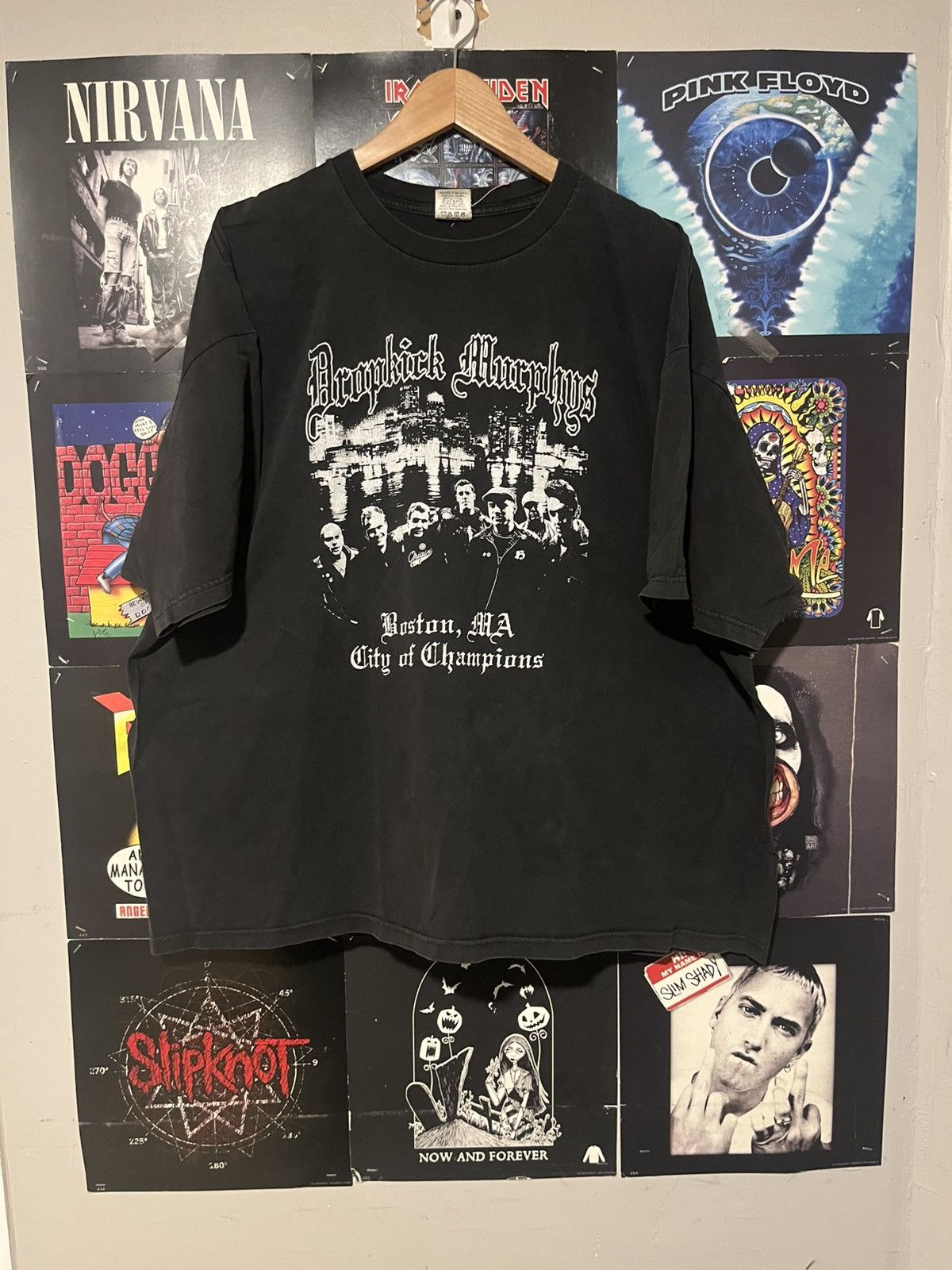 Hanes Vintage Dropkick Murphys Irish Boston champions Band shirt Size US XXL / EU 58 / 5 - 1 Thumbnail