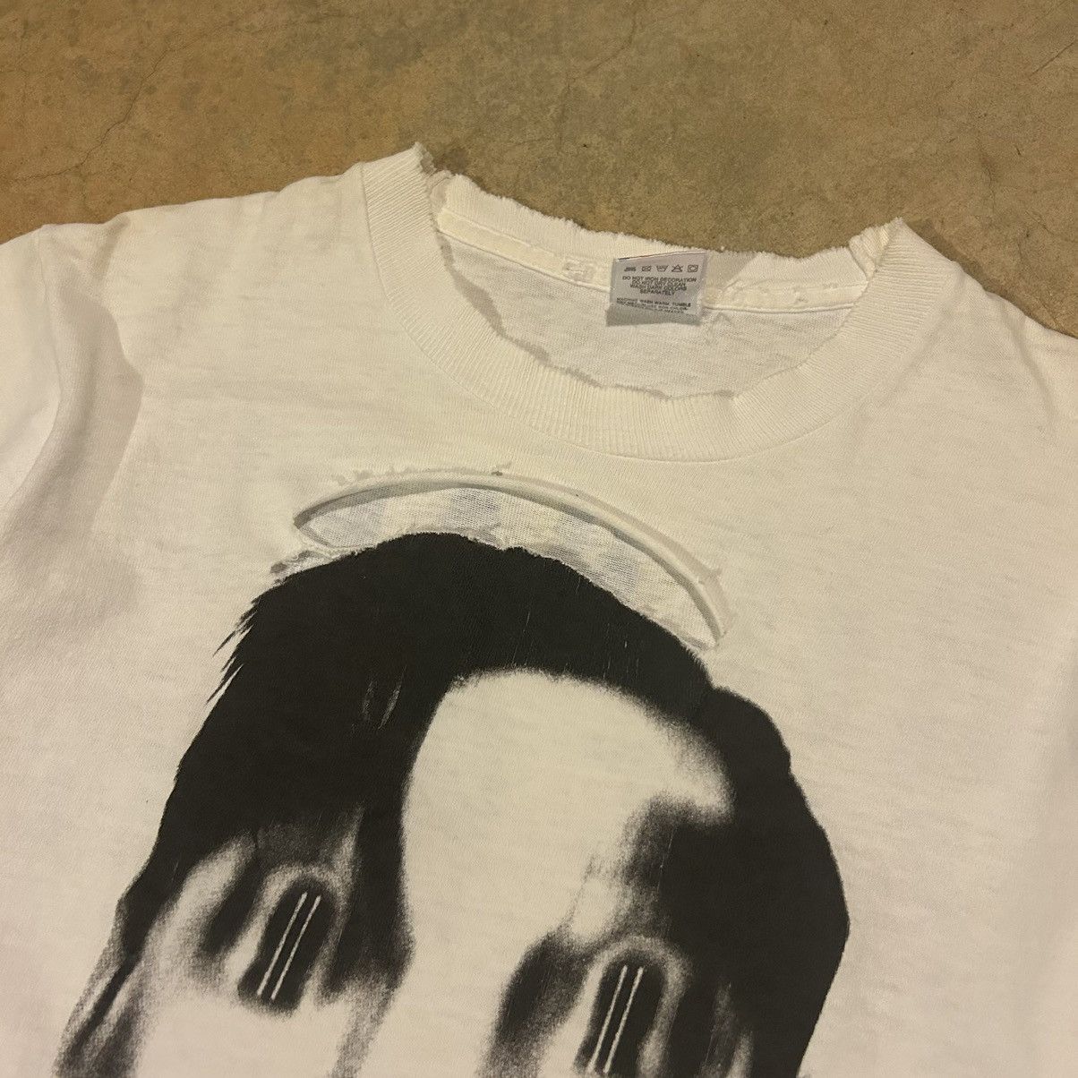 Japanese Brand × Vintage Crazy Vintage 90s Richard Avedon Joe Piro Art Portrait Tee Size US S / EU 44-46 / 1 - 4 Thumbnail