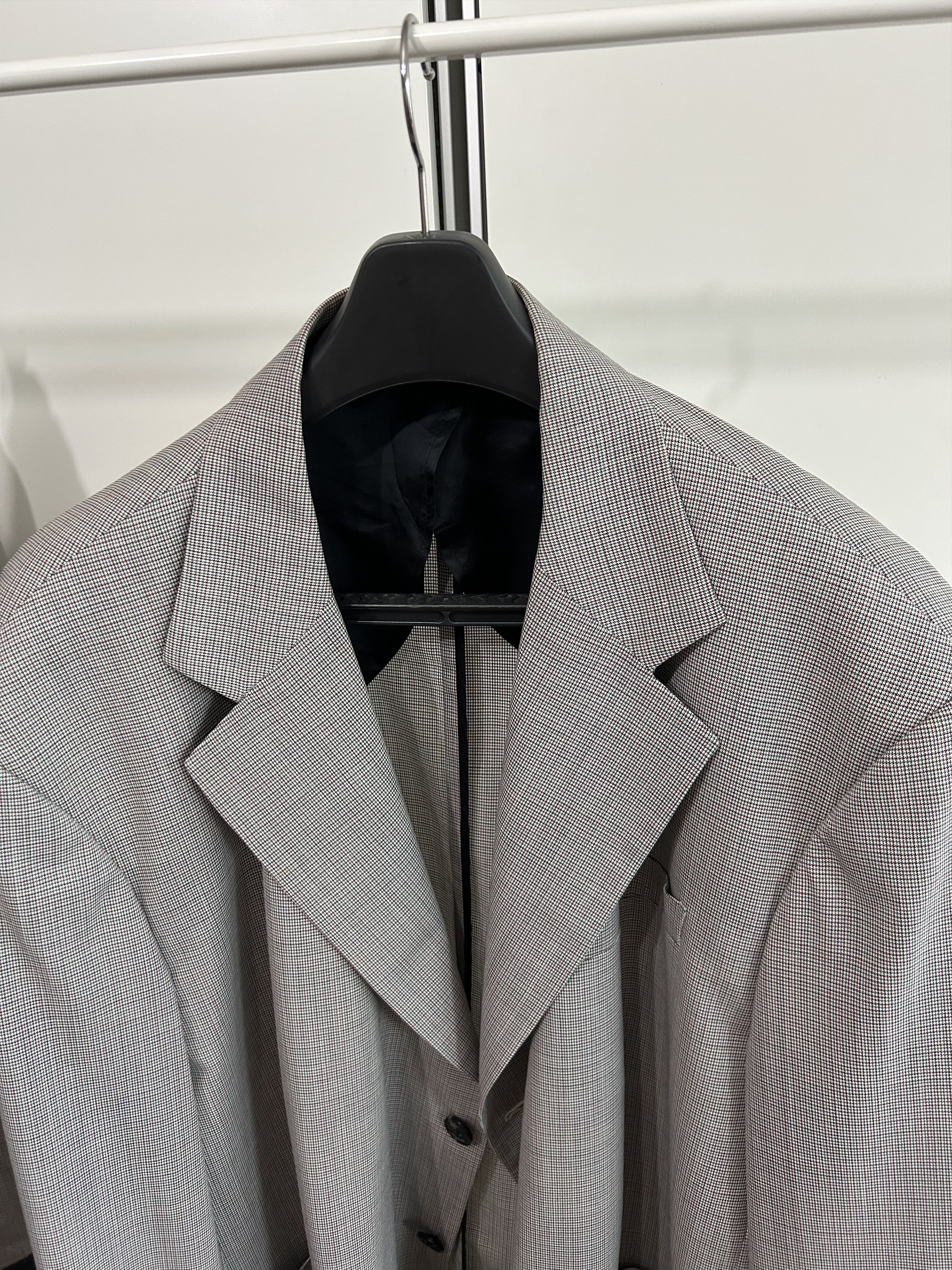 Raf Simons RAF SIMONS 18SS Gingham Check Oversized Blazer Setup Size 46L - 3 Thumbnail