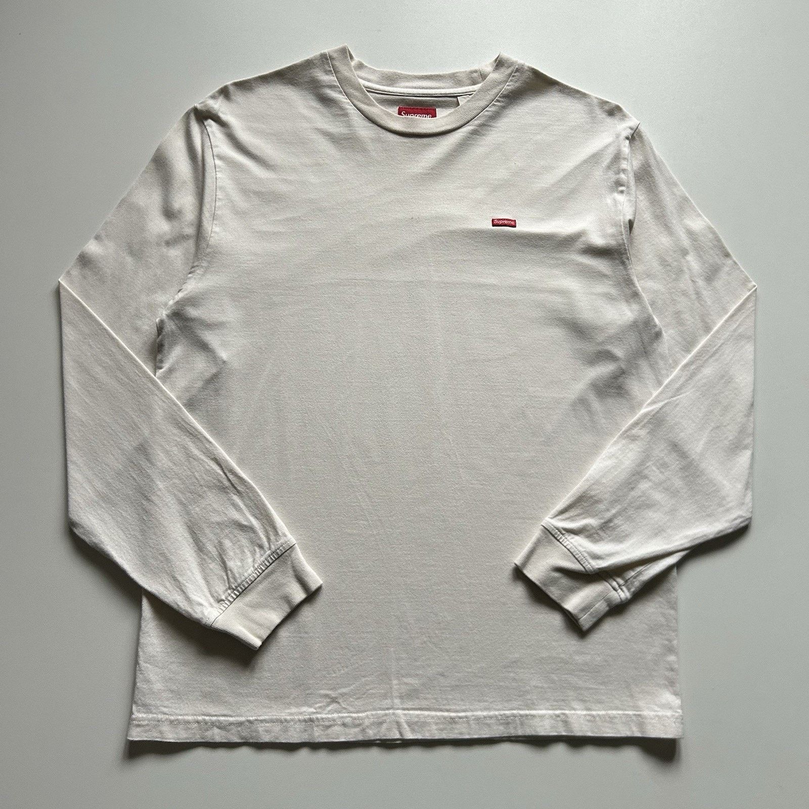 Supreme × Vintage Supreme Mini Box Logo Long Sleeve Shirt Small White Cotton Size US S / EU 44-46 / 1 - 1 Thumbnail