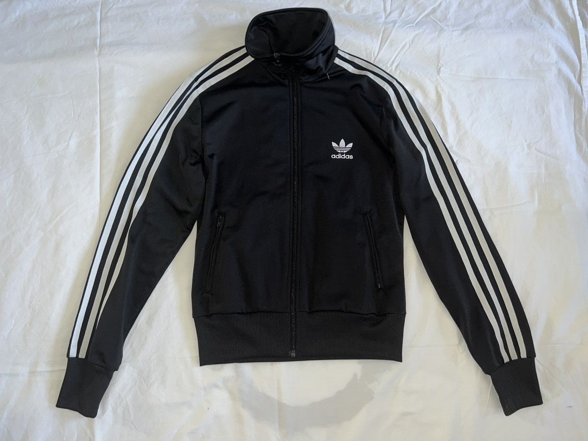Adidas Adidas Black/White Stripe Zip-Up Track Jacket E16499 Adidas Adidas Black/White Stripe Zip-Up Track Jacket E16499