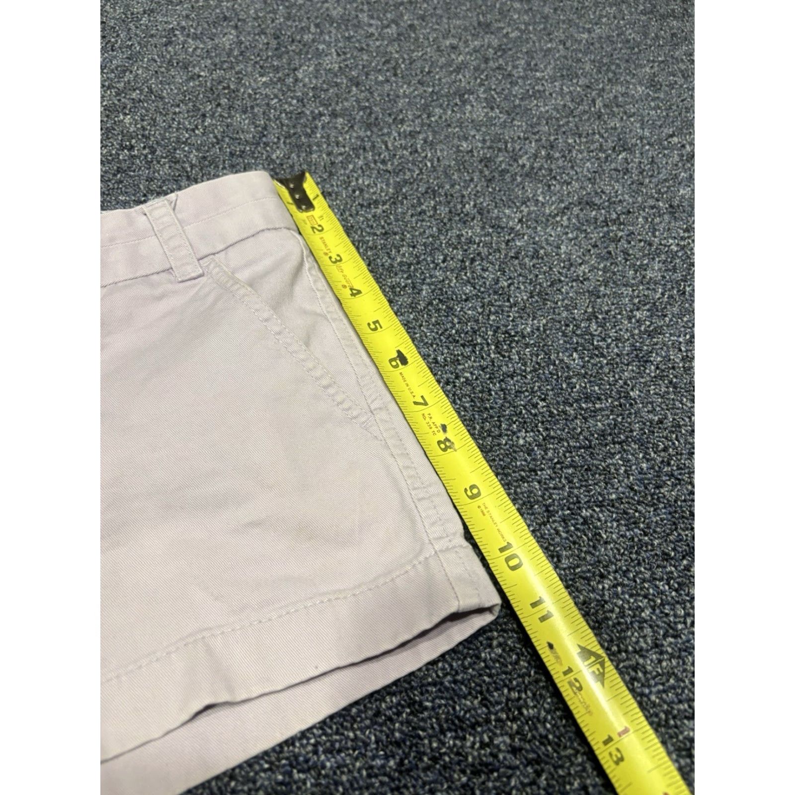CLOSED J Crew Womens Cotton Zip Pocketed Chino Shorts Size 4 Purple 2" Inseam Modern Fit, Casual Size 27" / US 4 / IT 40 - 2 Thumbnail