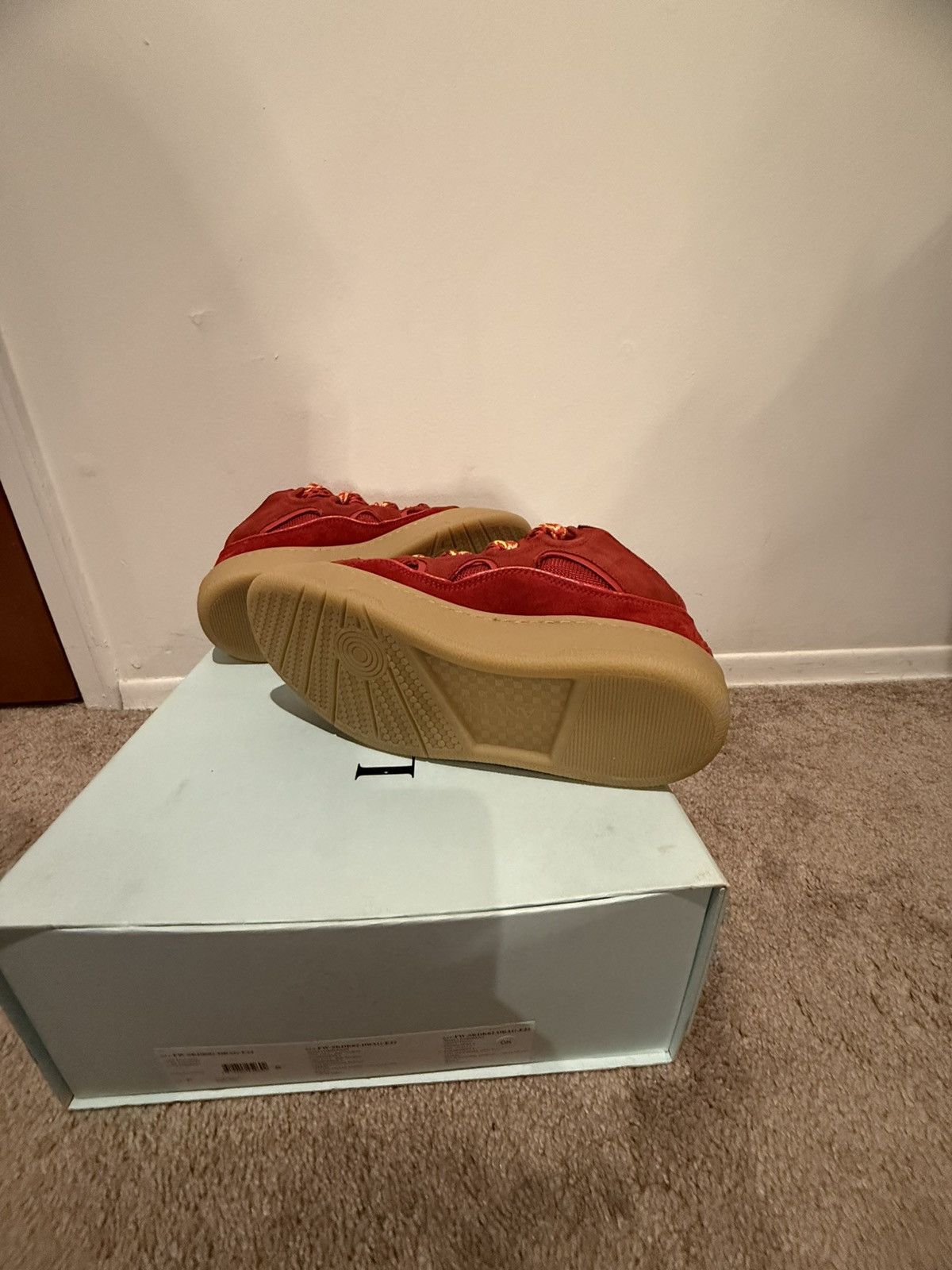 Lanvin Lanvin Sneakers Red new never worn with box US women 9 EU 40 Size US 9 / IT 39 - 5 Thumbnail