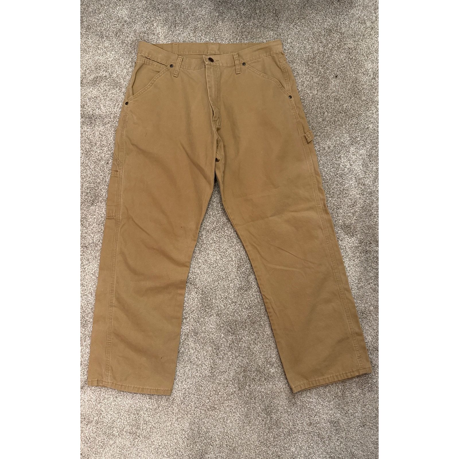 Wrangler Wrangler Men's Classic Carpenter Jeans in Acorn, 34x29 Size US 34 / EU 50 - 4 Thumbnail