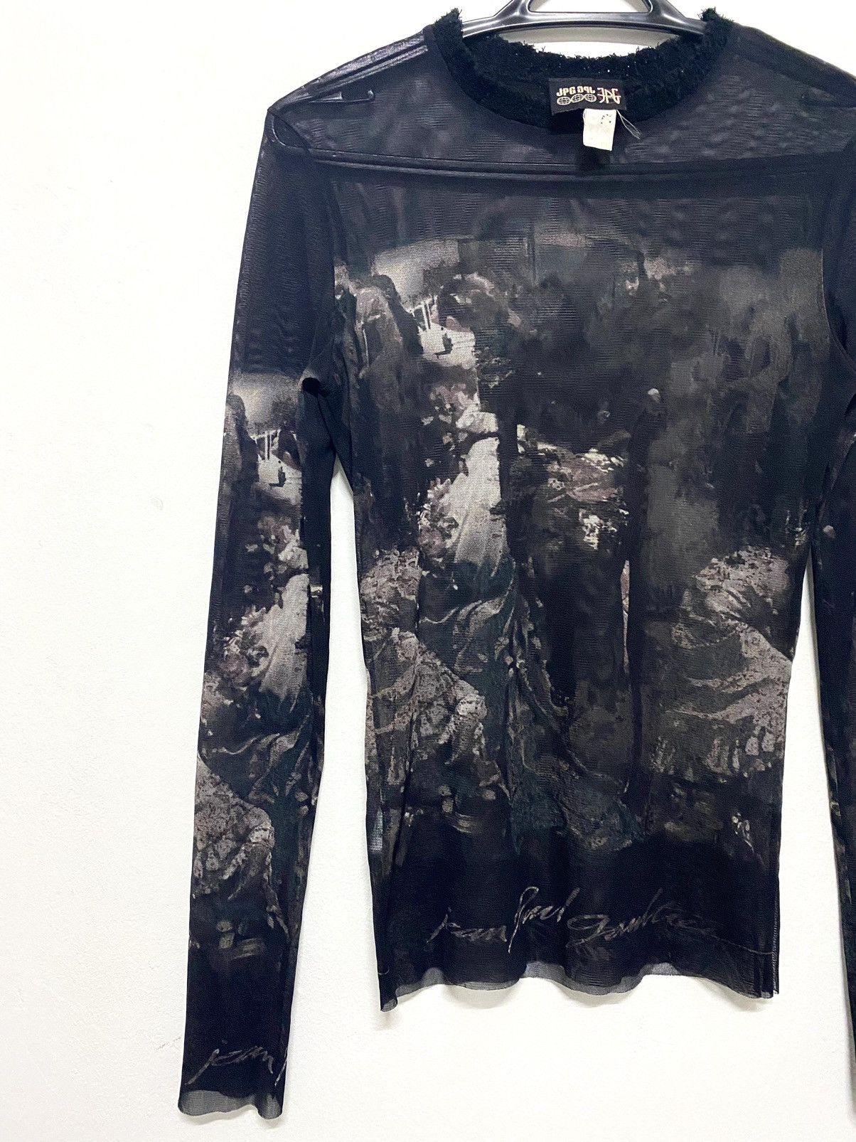 Jean Paul Gaultier 90s Vintage Jean Paul gaultier Mesh Trompe-L'oeil Size M / US 6-8 / IT 42-44 - 5 Thumbnail