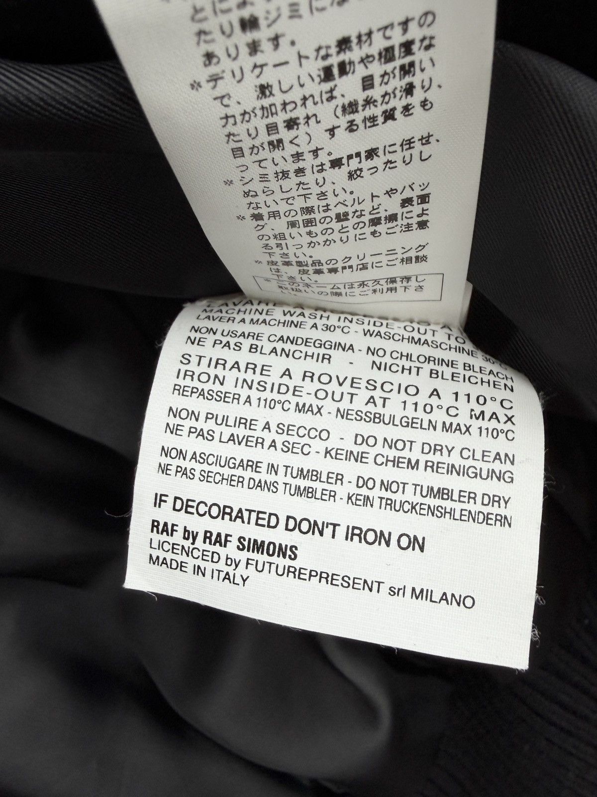 Raf Simons FW06 Raf By Raf Simons Ashes And Heroes Wool Varsity Jacket Size US S / EU 44-46 / 1 - 13 Thumbnail