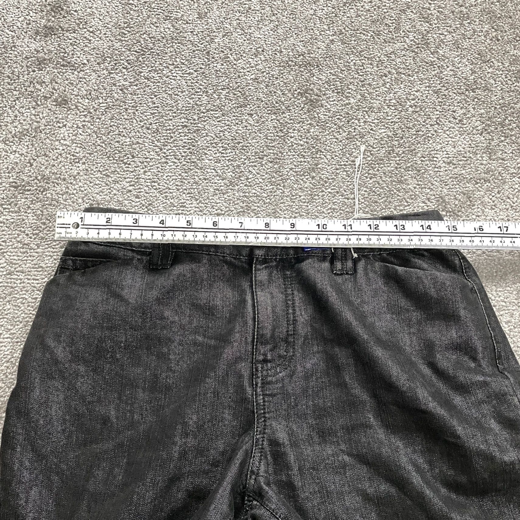 Vintage VINTAGE Chico's Women's Jeans Bootcut 0 Small Gray Dark Denim Cotton Spandex 32-Inch Inseam Size 30" / US 8 / IT 44 - 5 Thumbnail