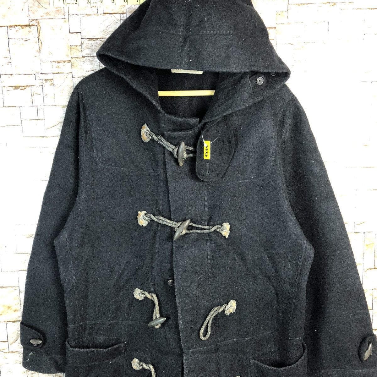 Issey Miyake DL Issey Miyake Men Dark Blue Hoodie duffle coat #A567 Size US M / EU 48-50 / 2 - 5 Thumbnail