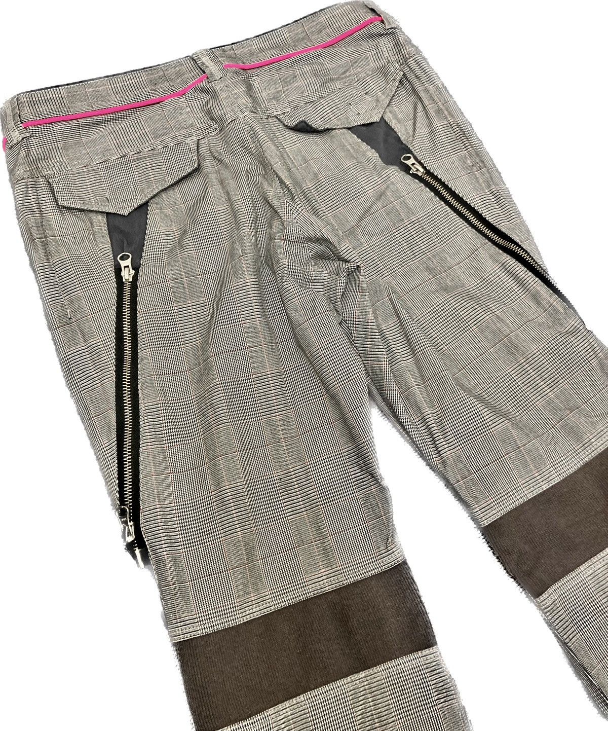 PPFM PPFM y2k 00s Unusual eccentric slacks+cargo+bondage pants Size US 33 - 9 Thumbnail