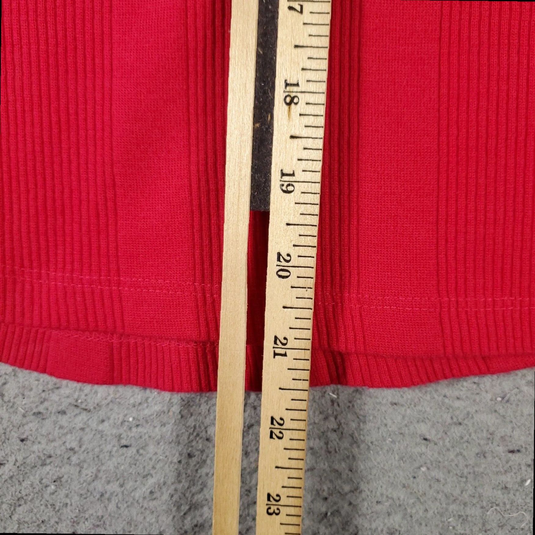 Tommy Hilfiger Tommy Hilfiger Womens Medium Red Short Sleeve Crew Neck Cotton T Shirt Size M / US 6-8 / IT 42-44 - 7 Thumbnail